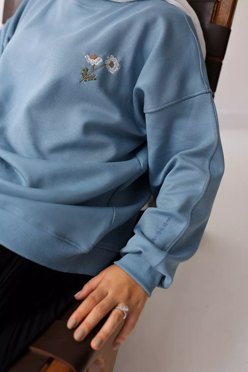  violet over size hoodie 🤍 10