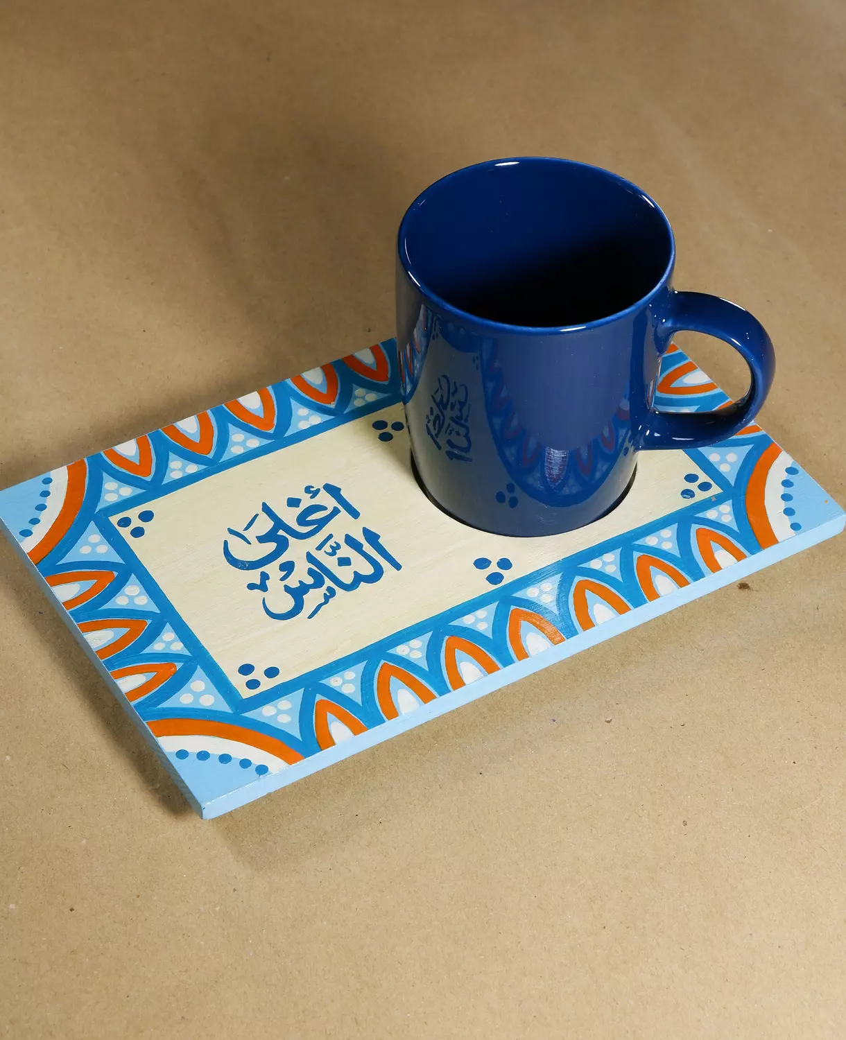 Mini triangle blue 1