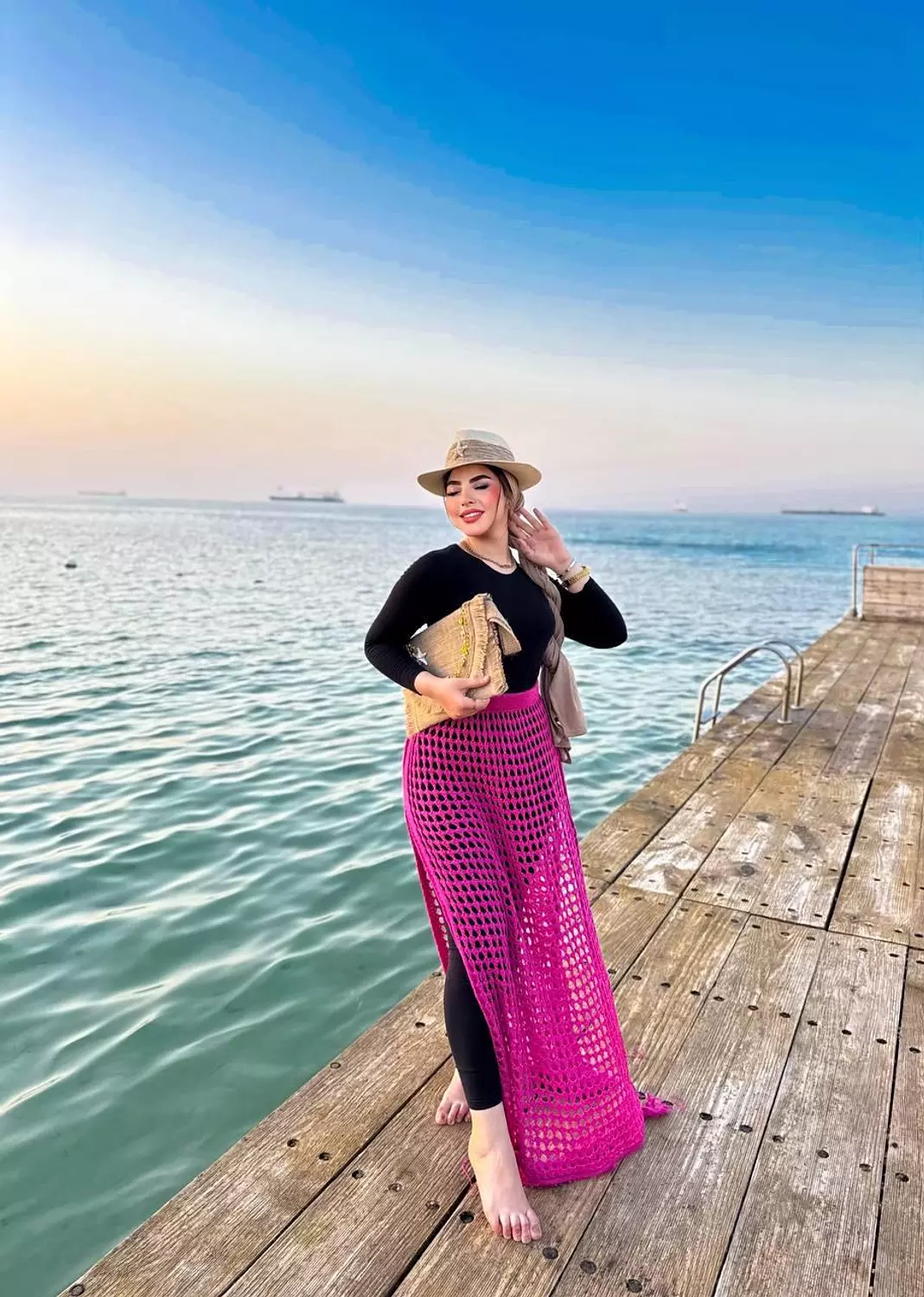 Mesh tricot skirt 4