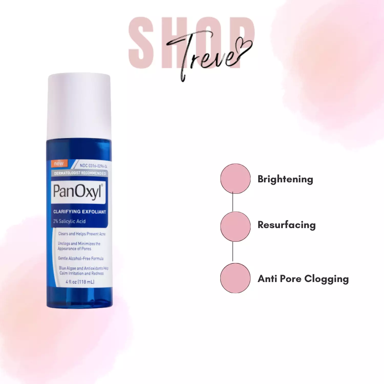 PanOxyl Clarifying Exfoliant 2% Salicylic Acid 118 ml