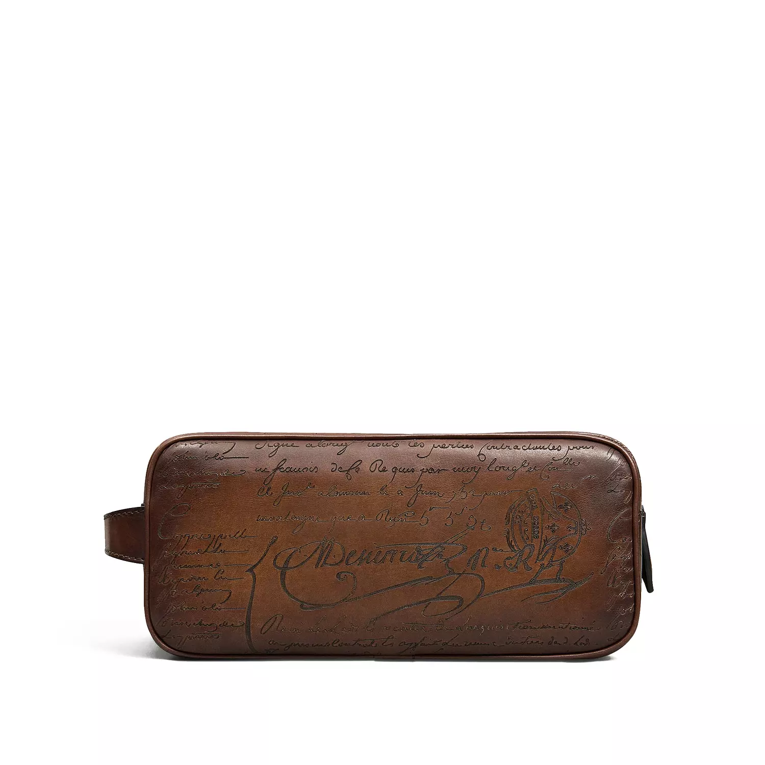 Berluti Formula 1003 Scritto Venezia leather wash bag image