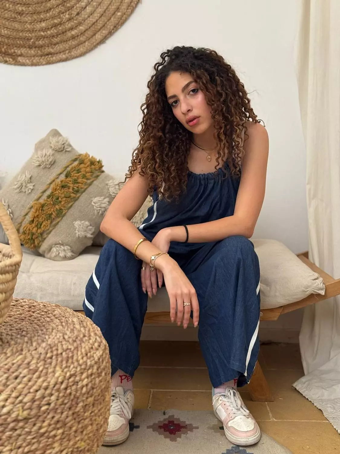 Denim Stripes Jumpsuit 3