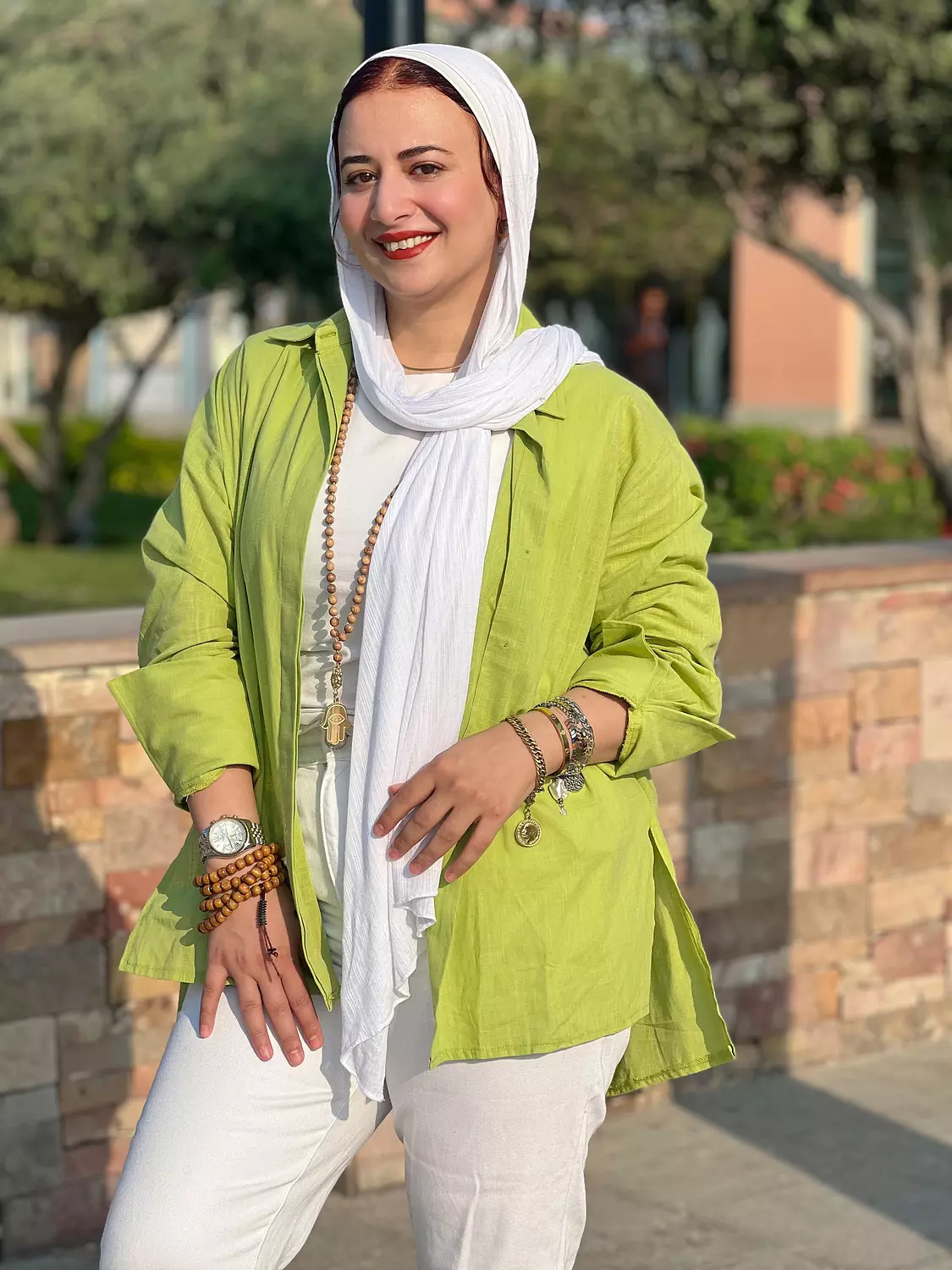 kiwi linen cotton shirt image