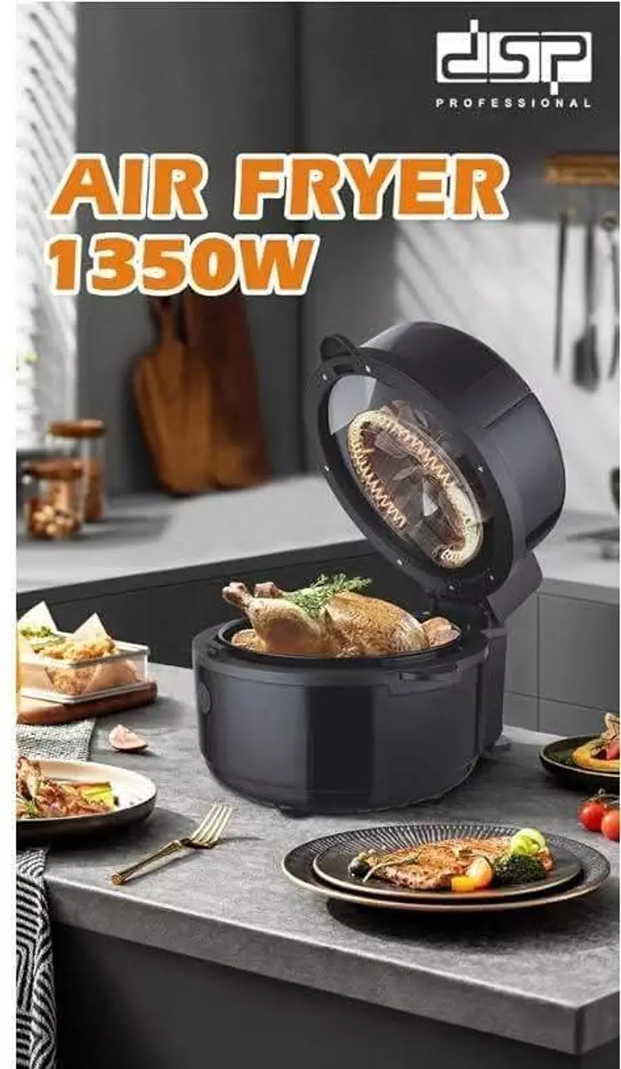 Dsp Airfryer 5,5 litre 1