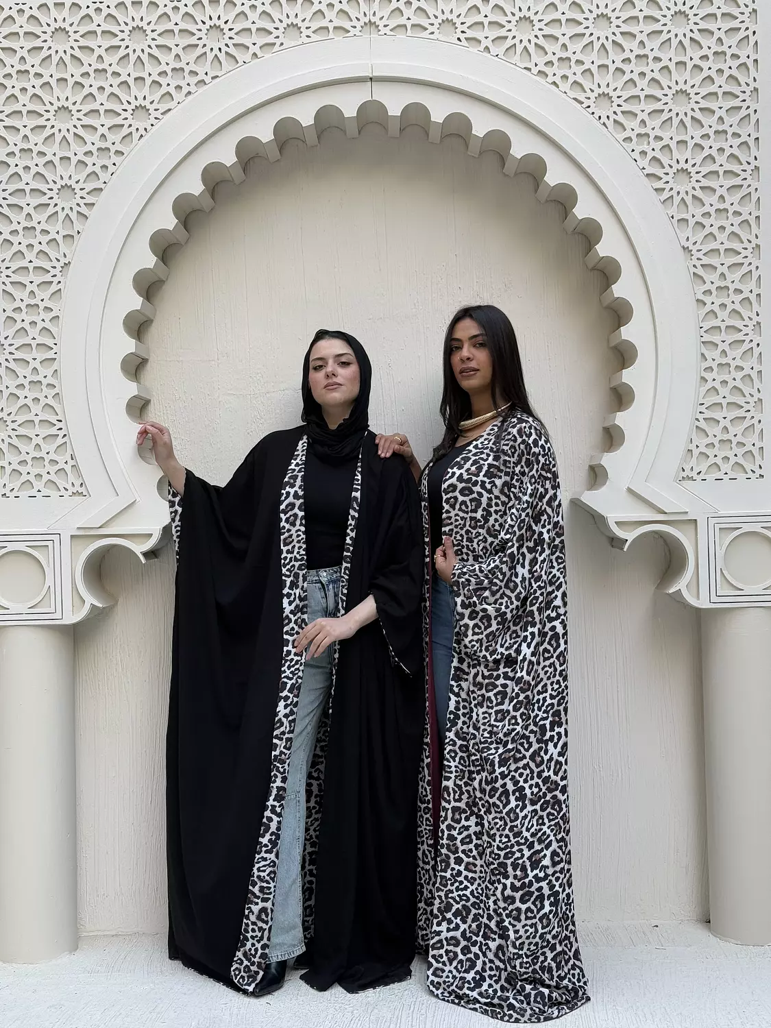 Double Face Leopard Kaftan 1
