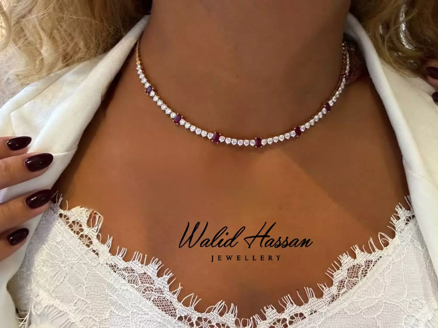 diamond necklace 1458 image