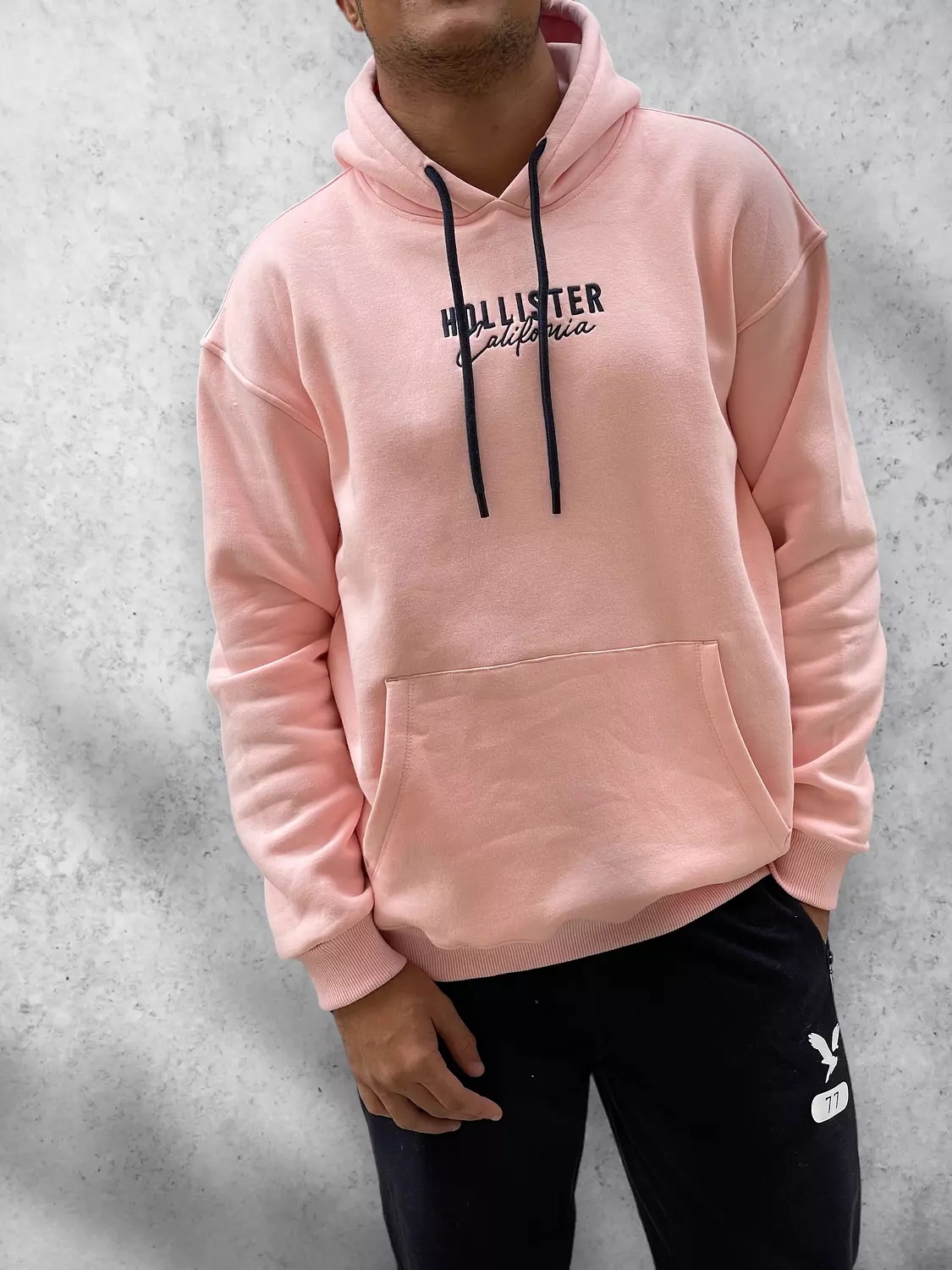 Hollister  Hoodie  light pink    2