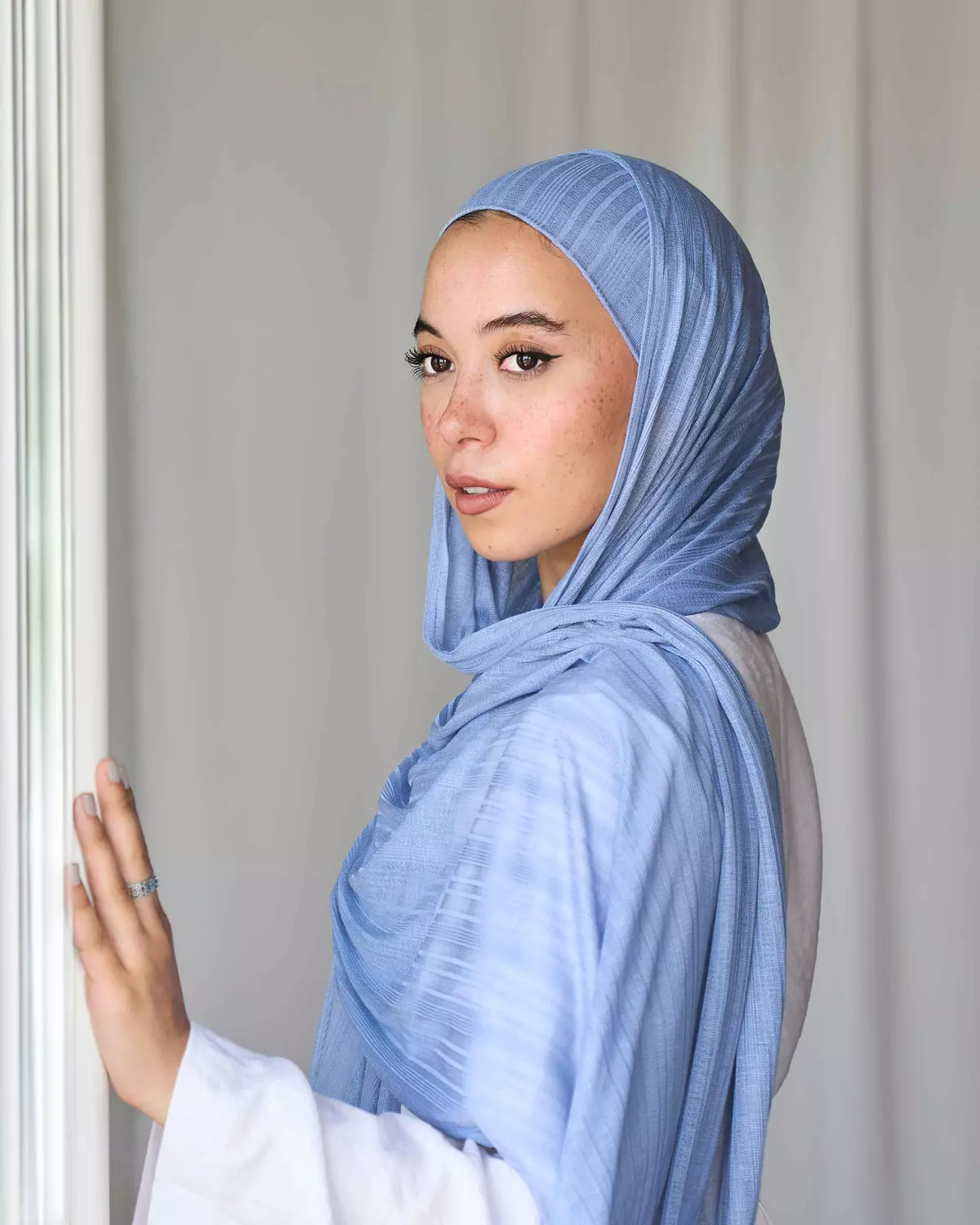 Baby Blue Kuwaity With Bandana image