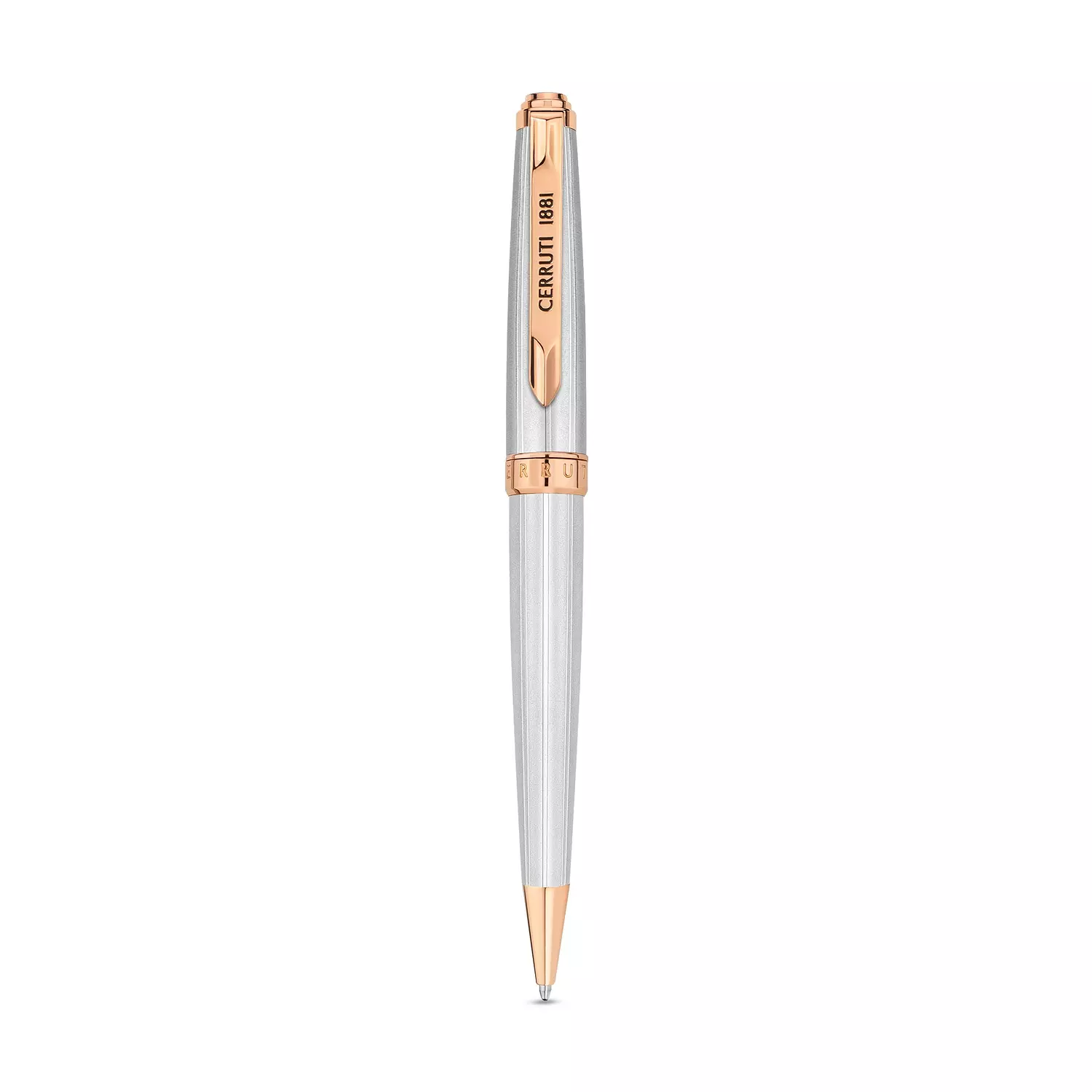 Cerruti1881 Ballpoint Pen Silver & Rose Gold - NSS221001A 0