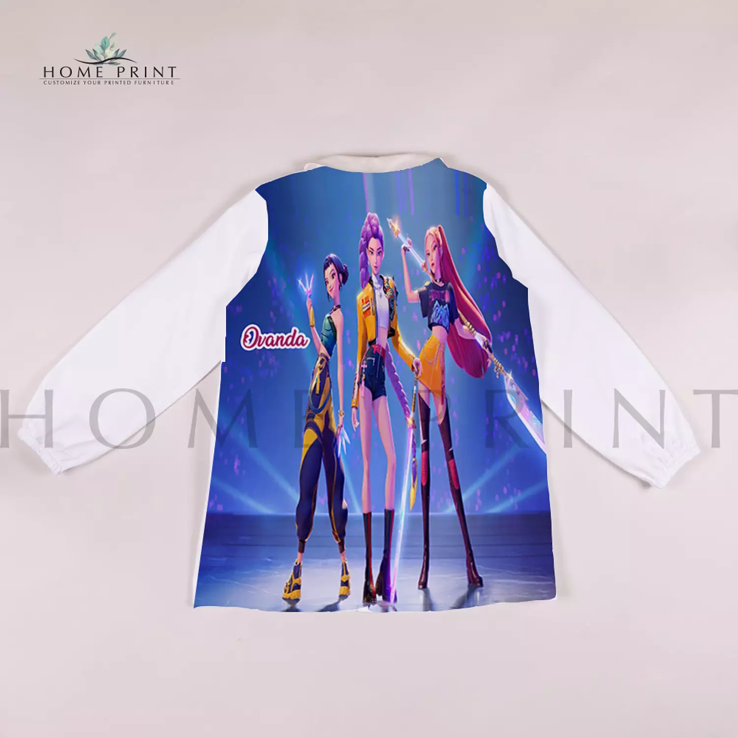 Waterproof kids apron - Kpop Demon Hunters Design  image