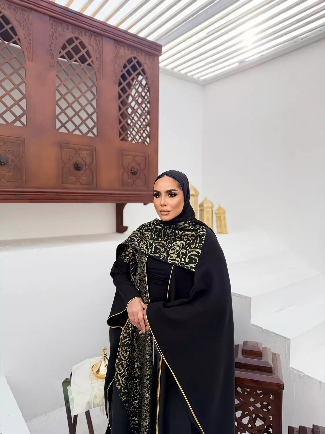 The Qasida Kaftan In Black 3