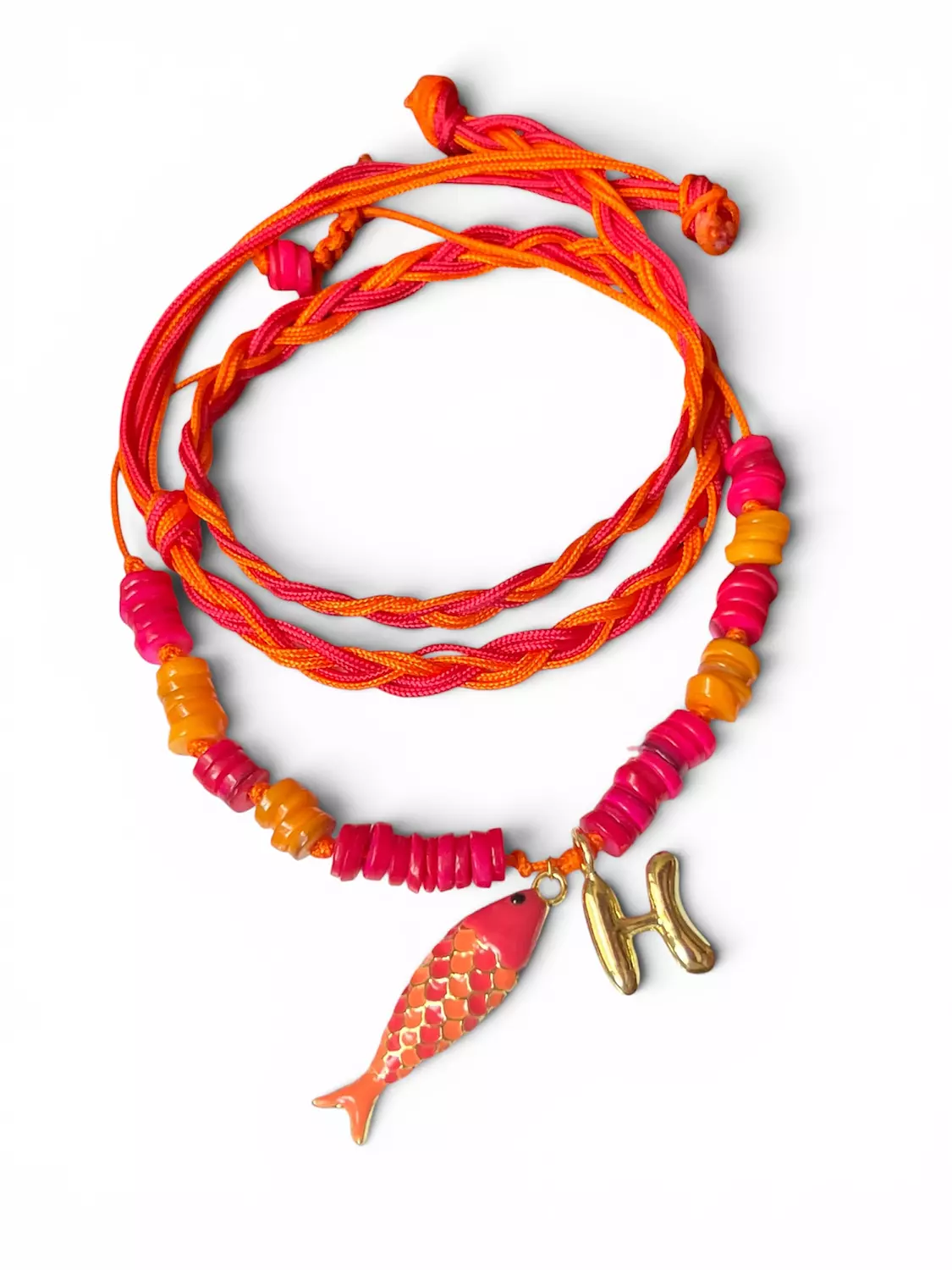 Pinky orange bracelet set image