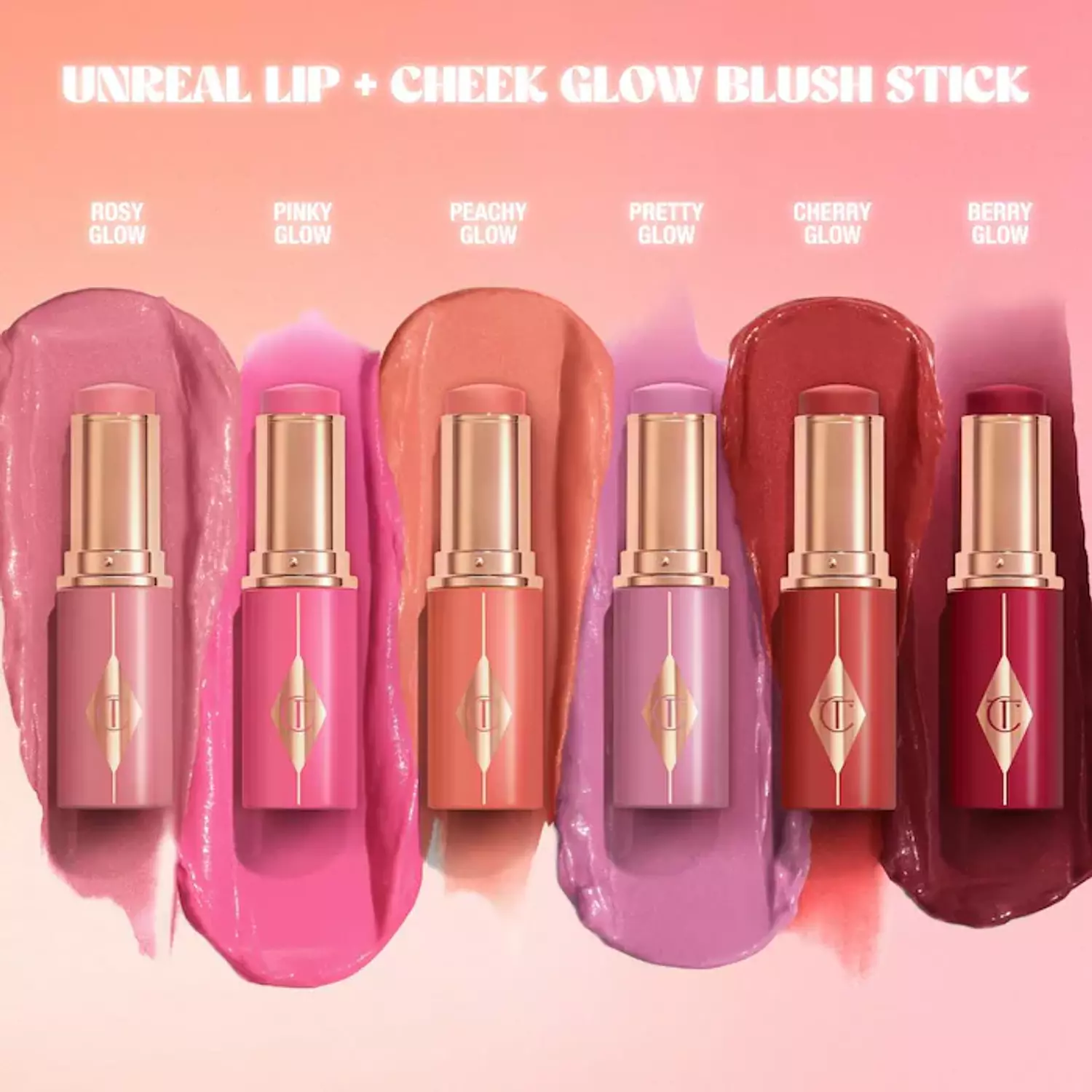 Unreal Lip + Cheek Glow Blush Stick with Hyaluronic Acid 7