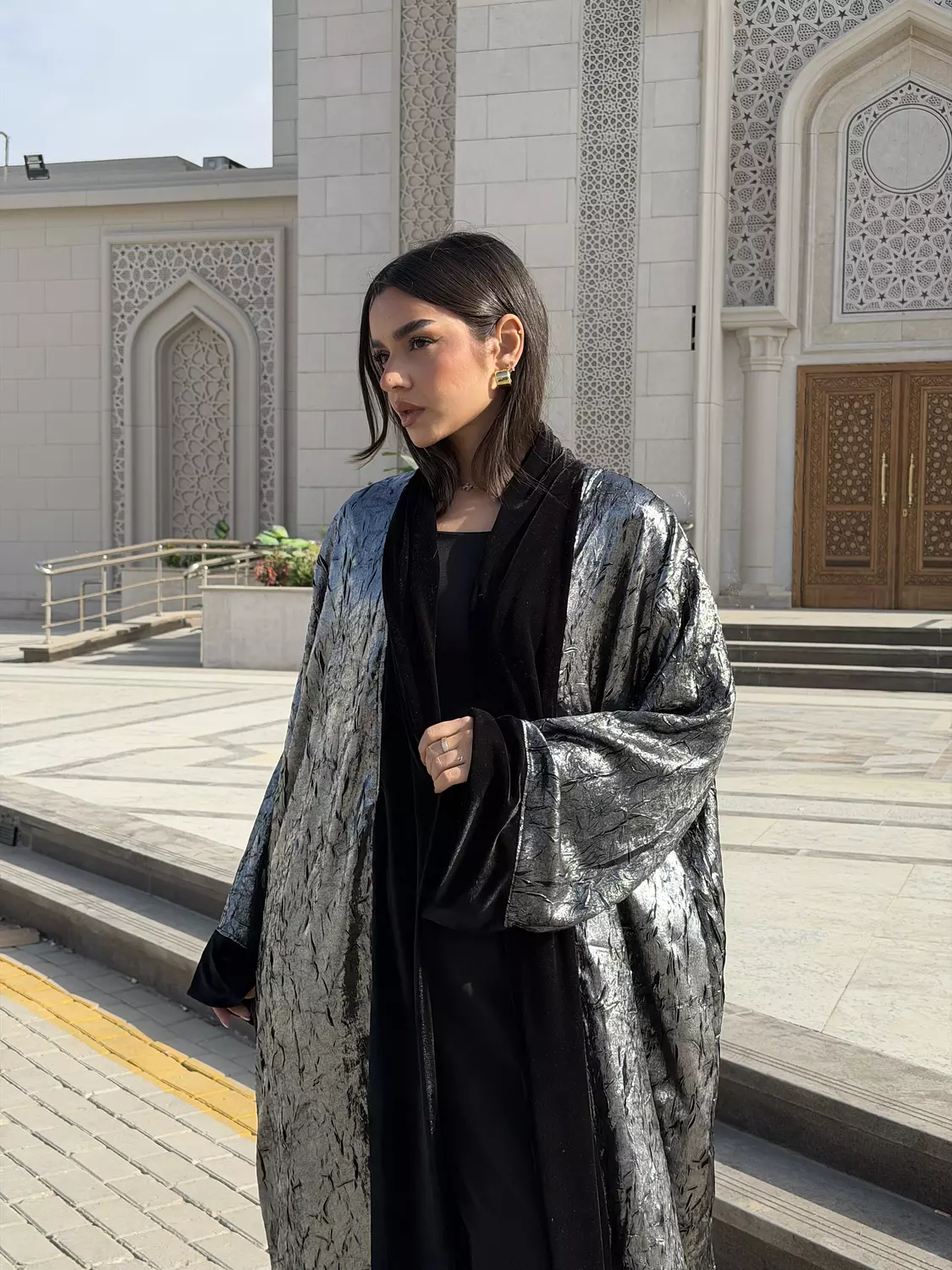 Metalic kaftan  image