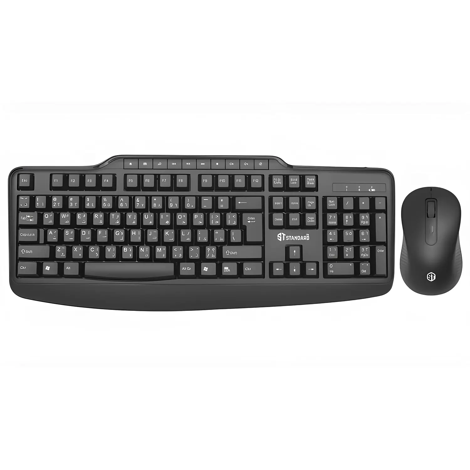 KCW-6000 Wireless Keyboard & Mouse, Black, Made in China image