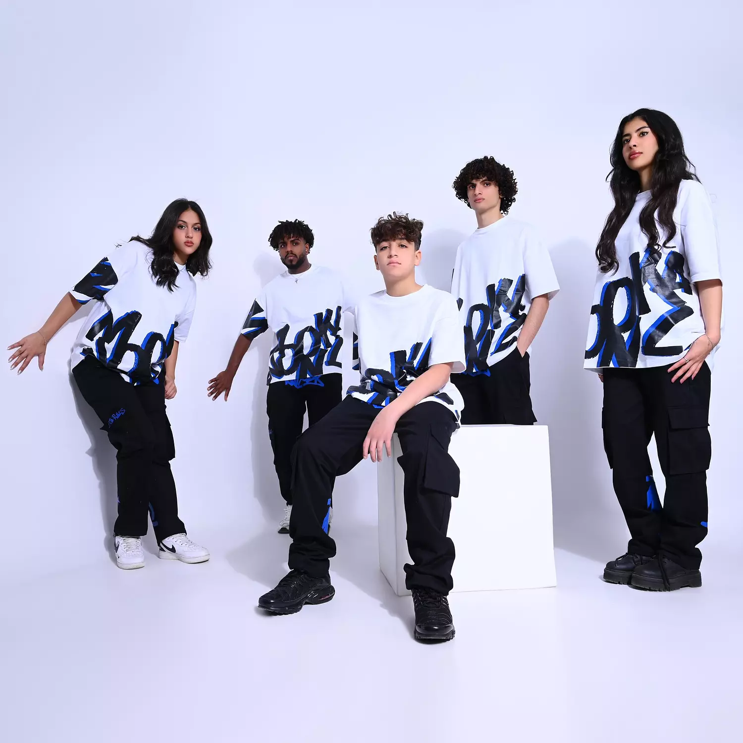 Moonwalk White x Blue Tee image