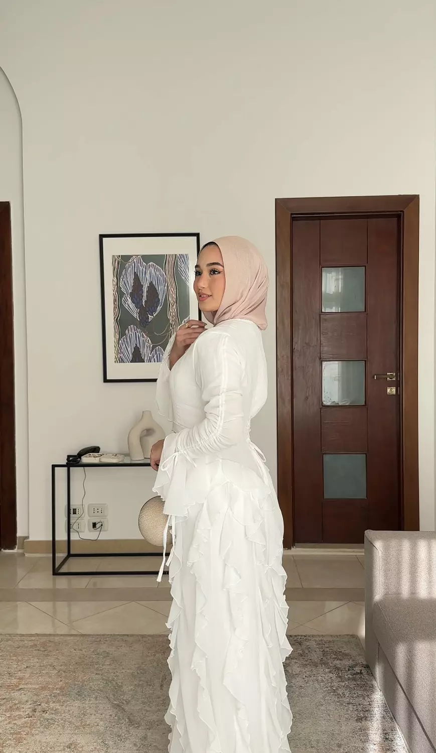 Ghazal in white 
