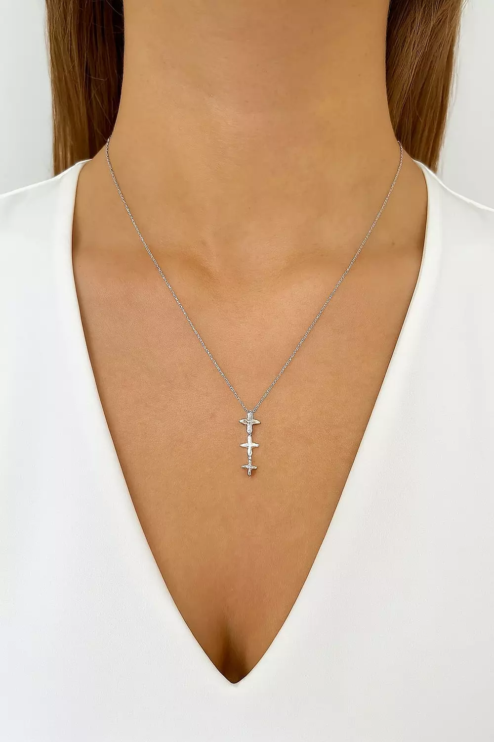  Silver Necklace Vancleef 1