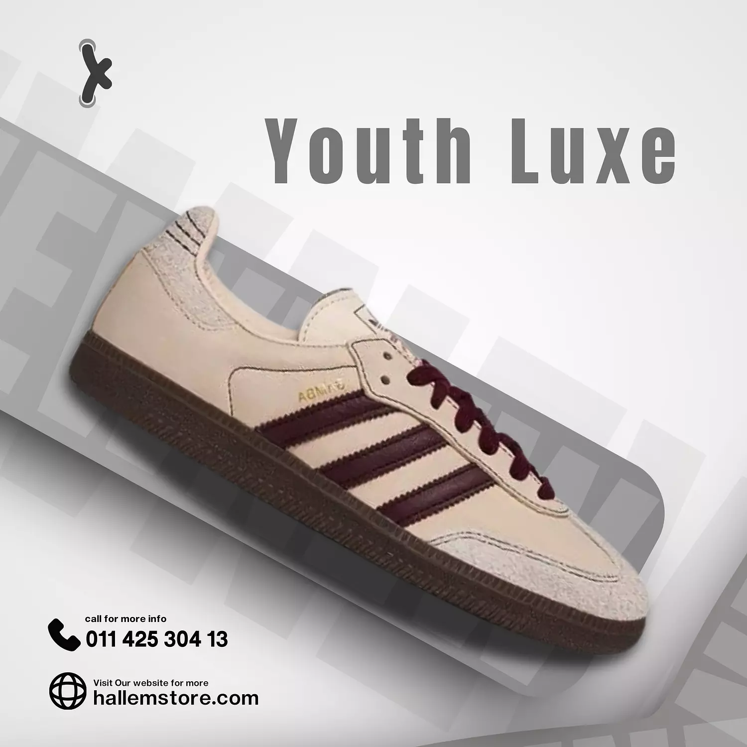 Adidas Samba Og Wonder White Maroon image