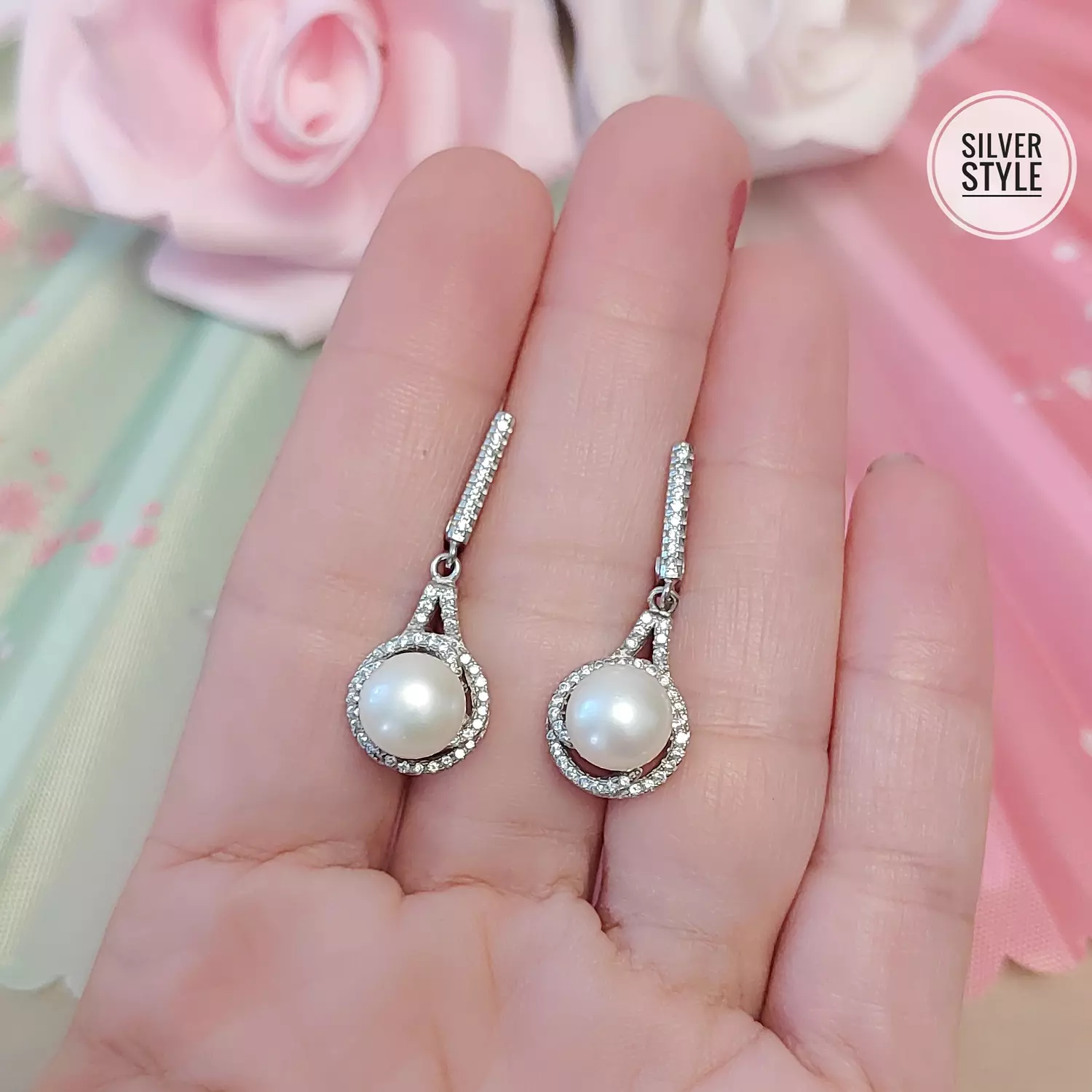 Elegant pearl Earrings 1