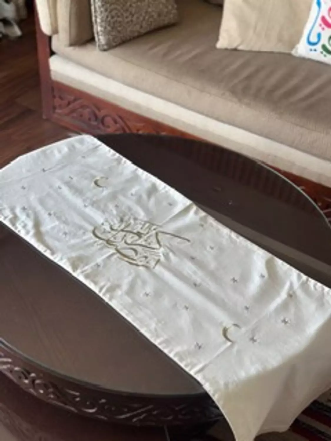 Table Runner " رمضان كريم + نجوم  " hover image