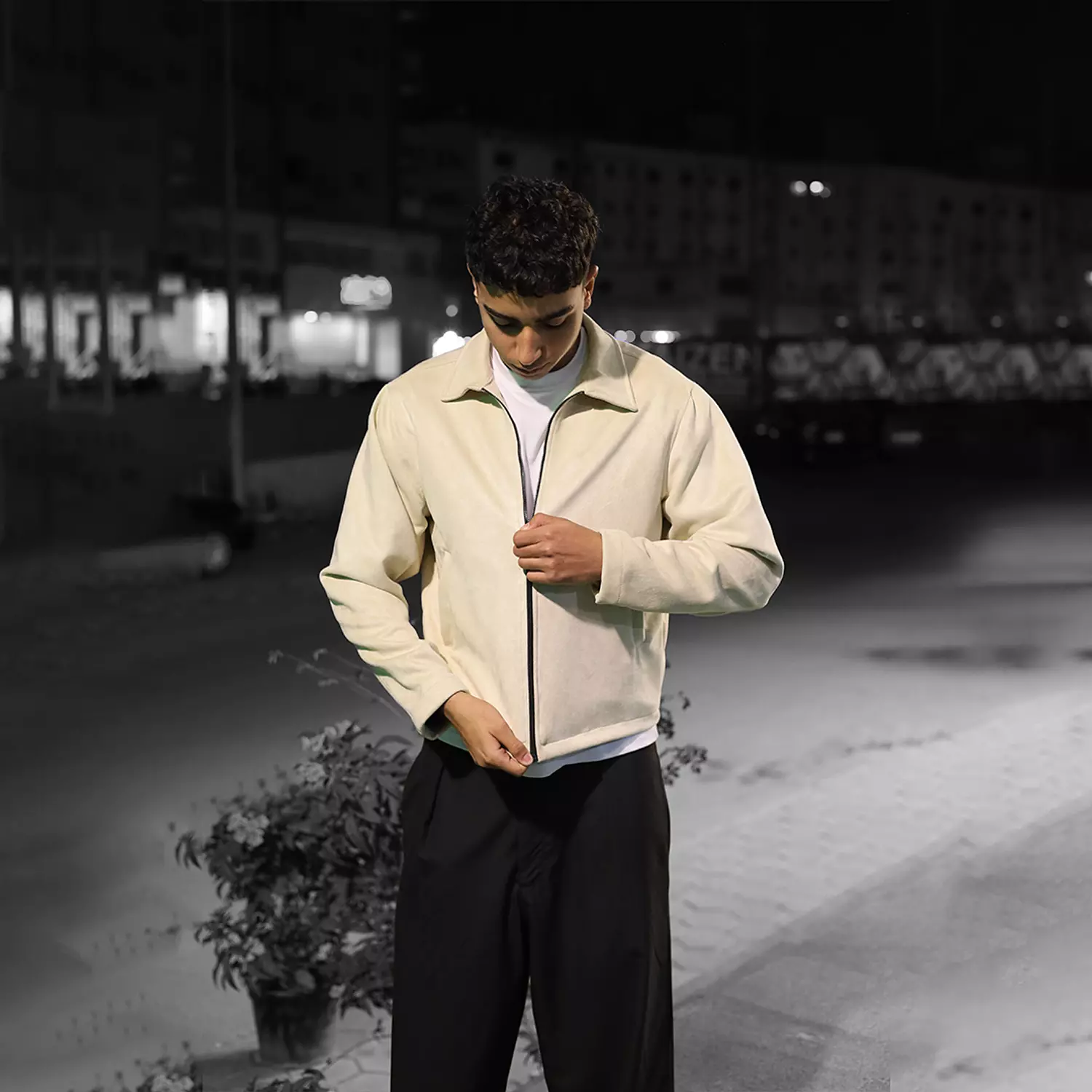 Suede jacket hover image