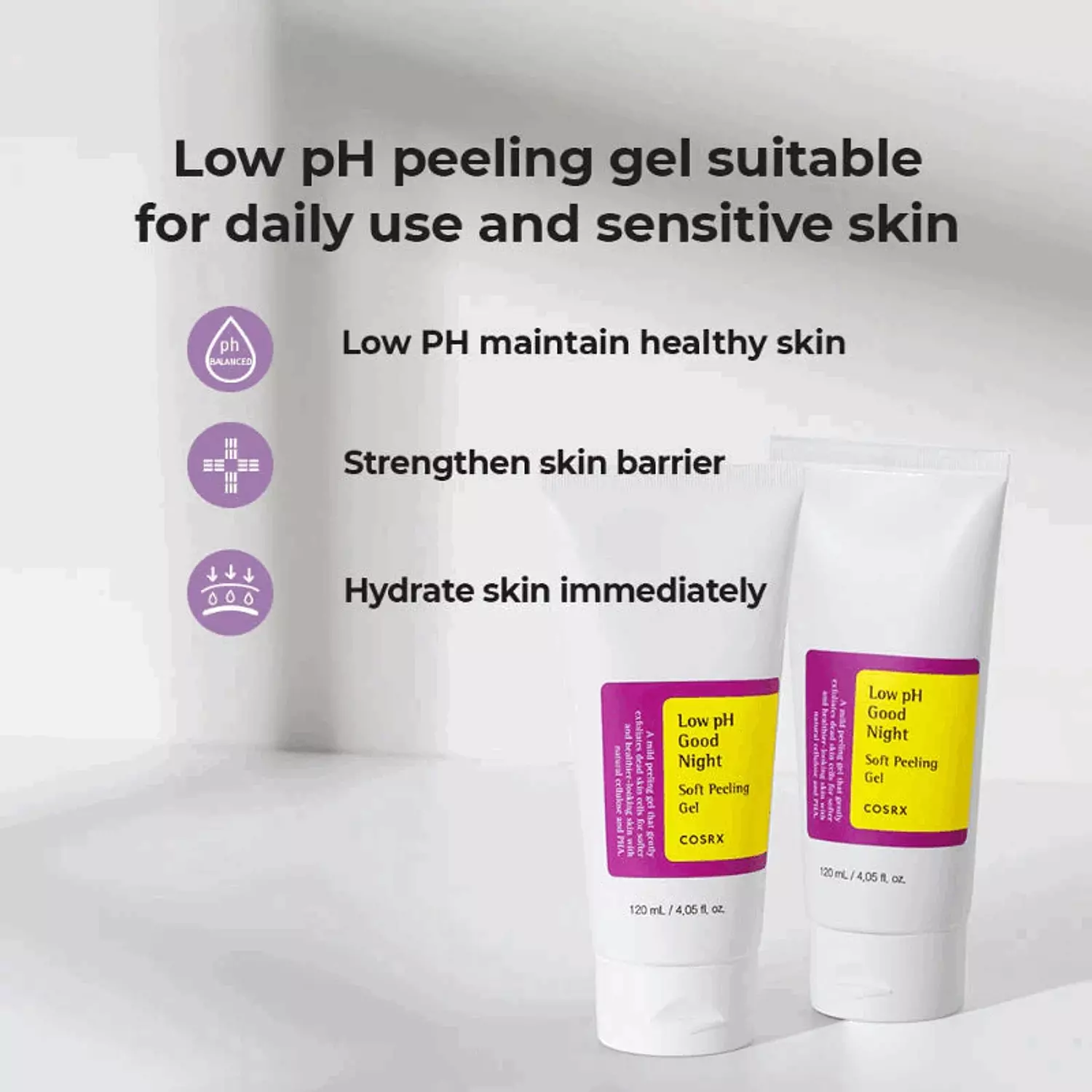 COSRX Low pH Good Night Soft Peeling Gel 120ml 2