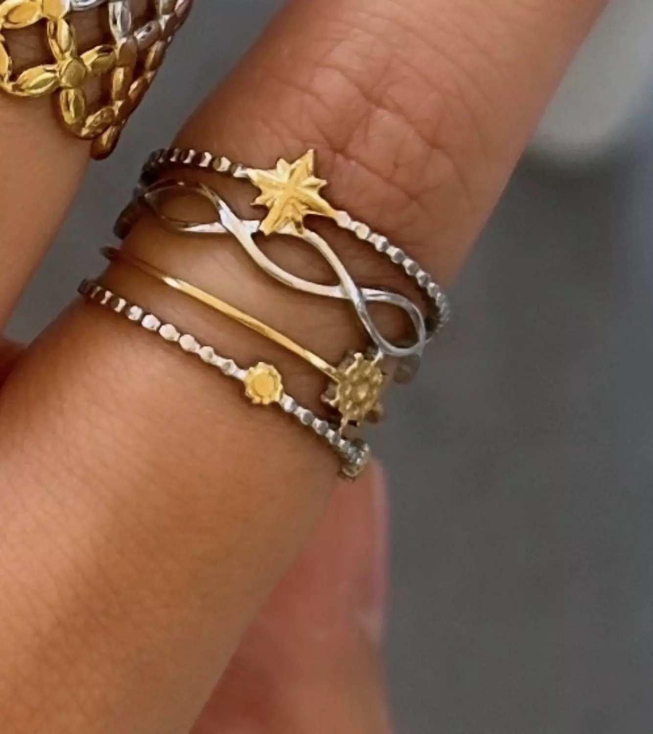 Silver x Gold Rings 4