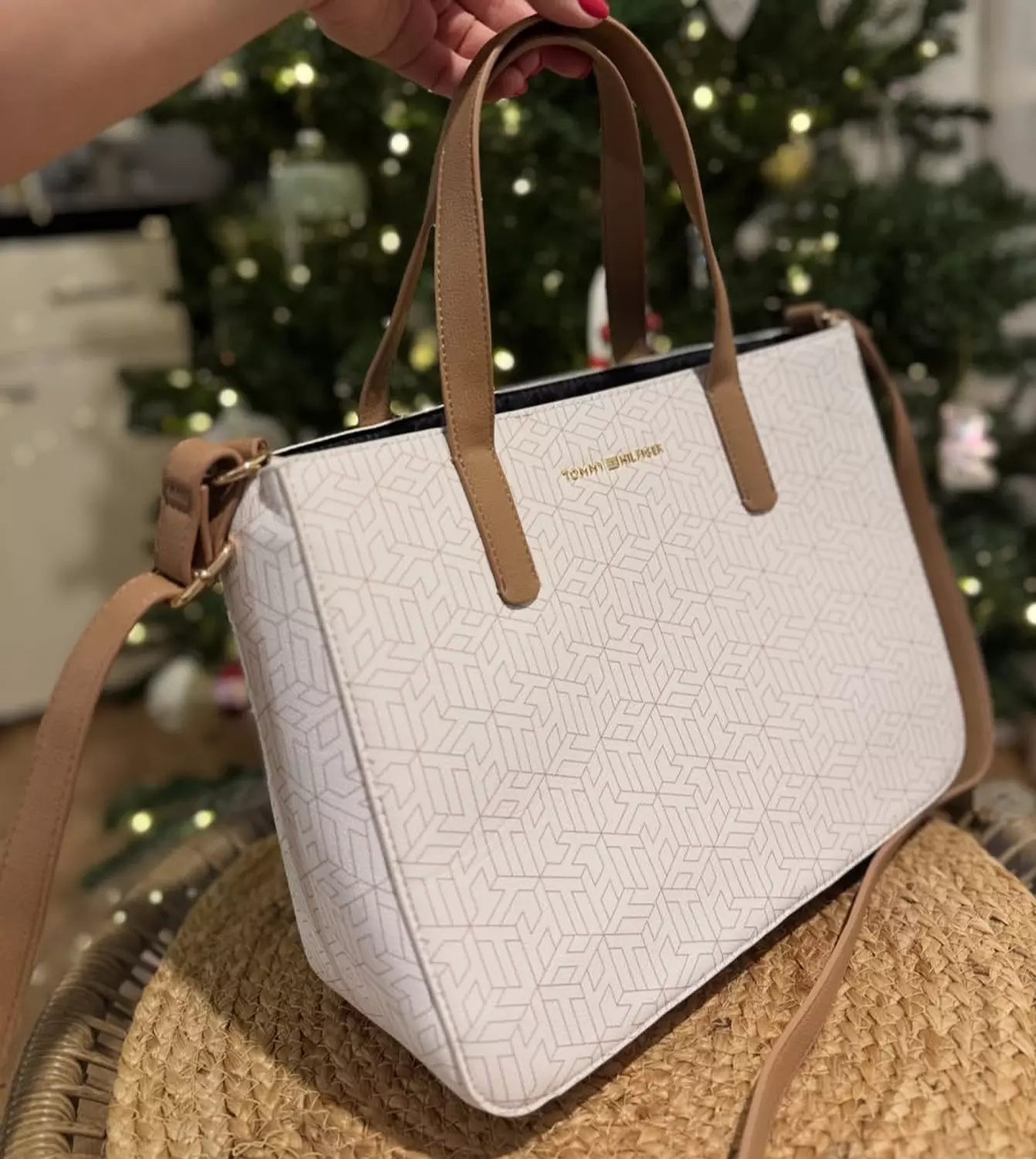 Tommy Hilfiger tote bag light beige  image