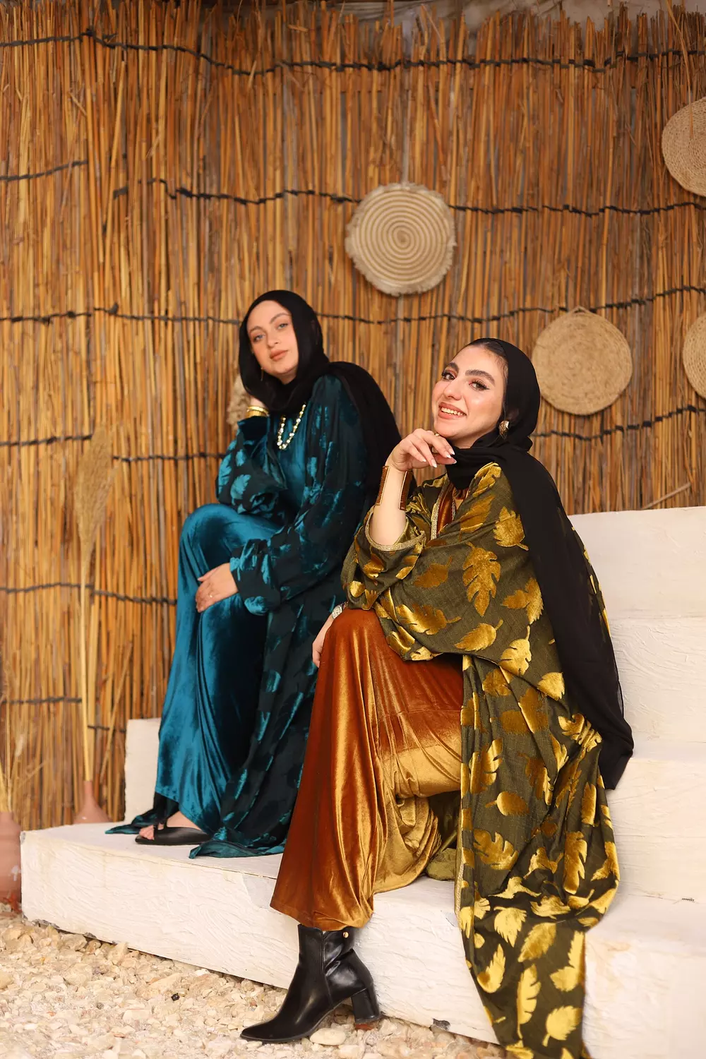 Velvet Leaves Kaftan  7