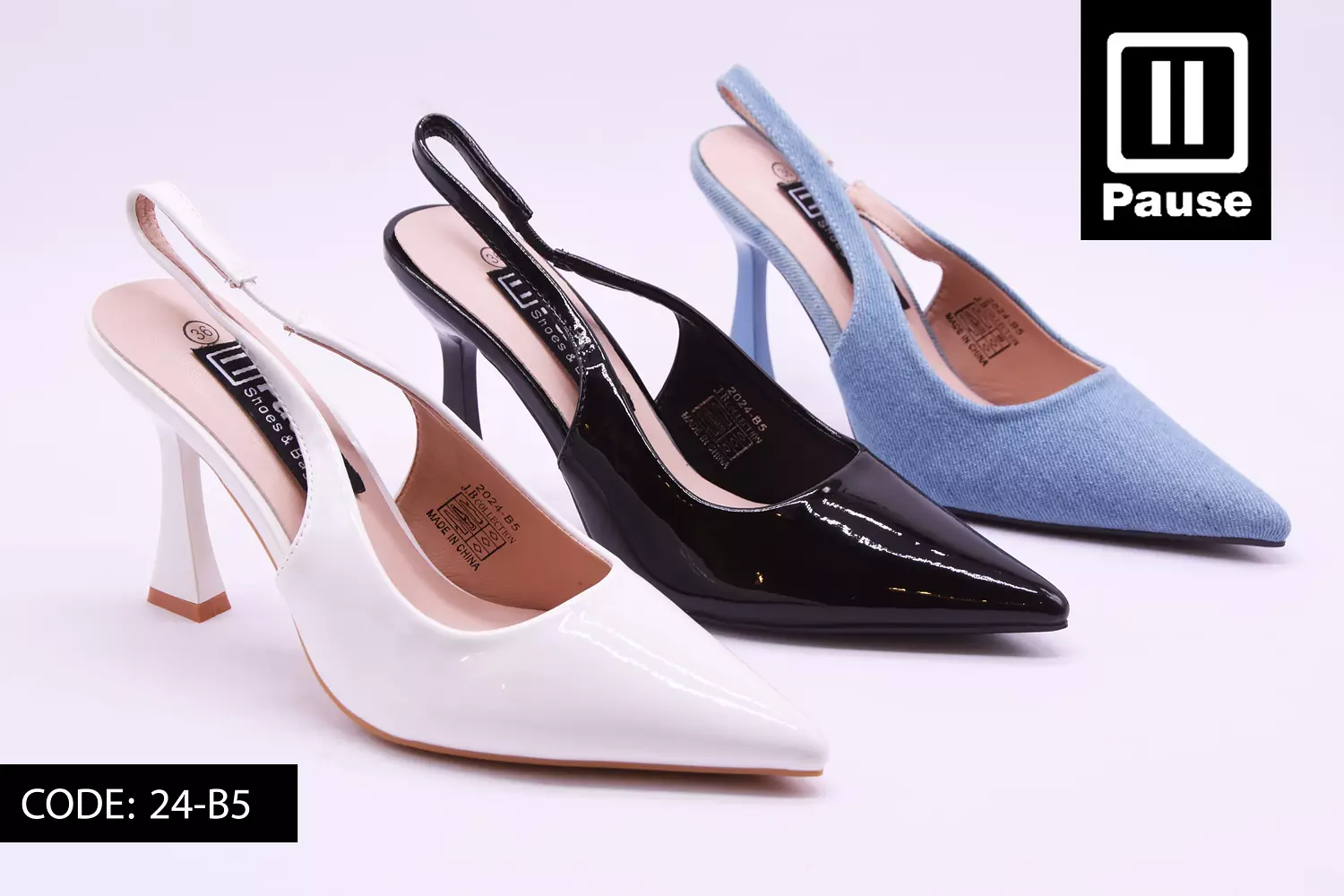 24-B5 SLINGBACK HEELS 