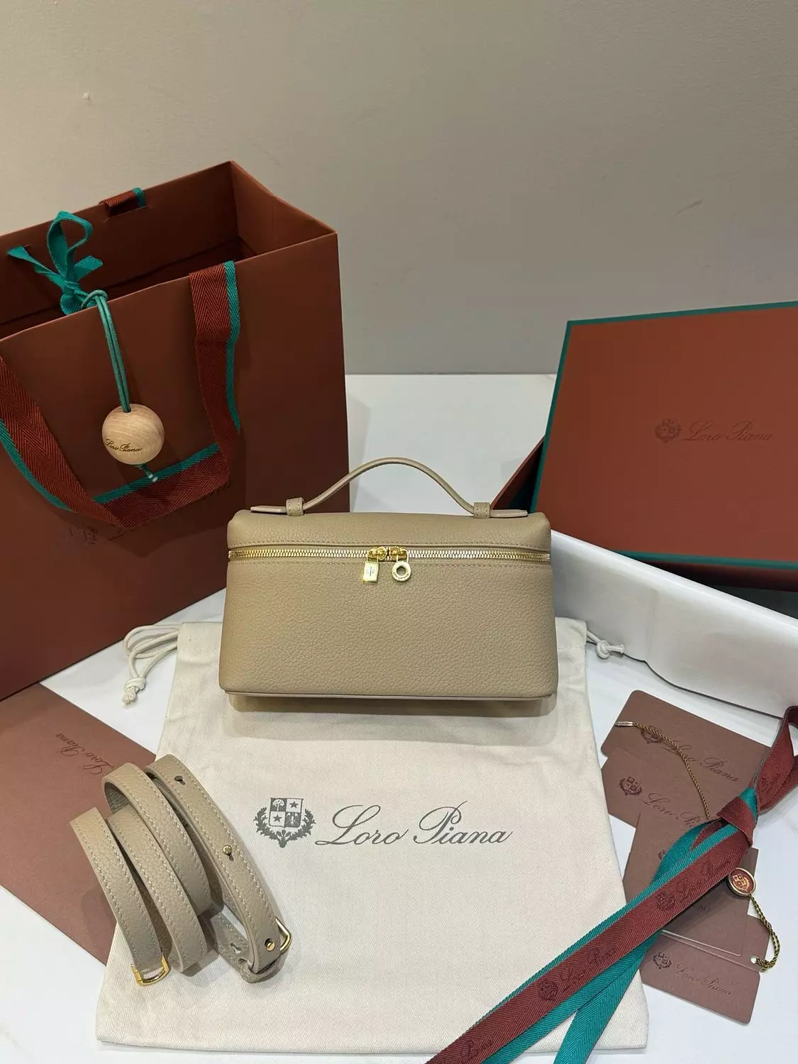 Loro piana L19 beej with Gold Hardware  image