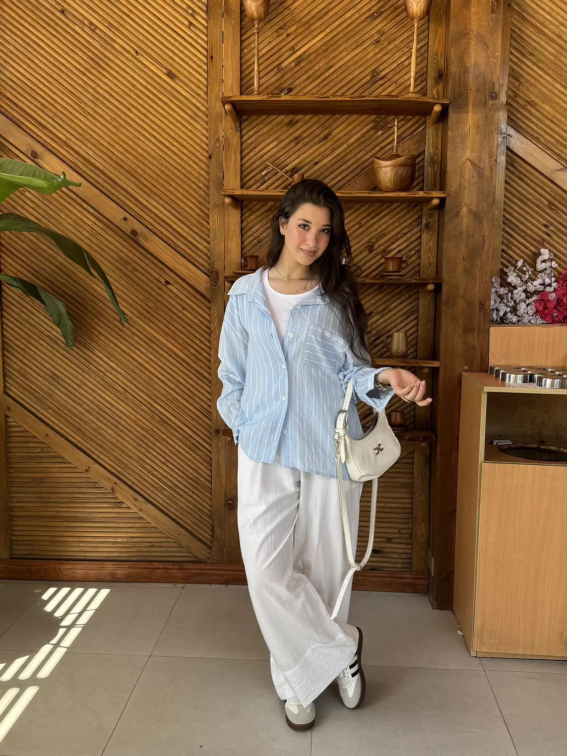 Baby Blue Striped Shirt 2