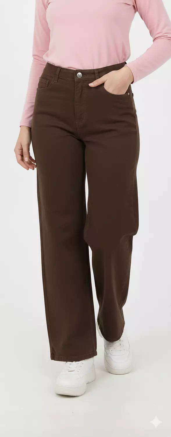 High-Waisted Wide-Leg Trousers – Your Go-to for Everyday Ease image