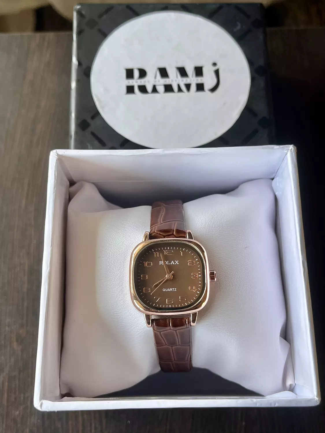 Pink and Brown Leather watches hover image