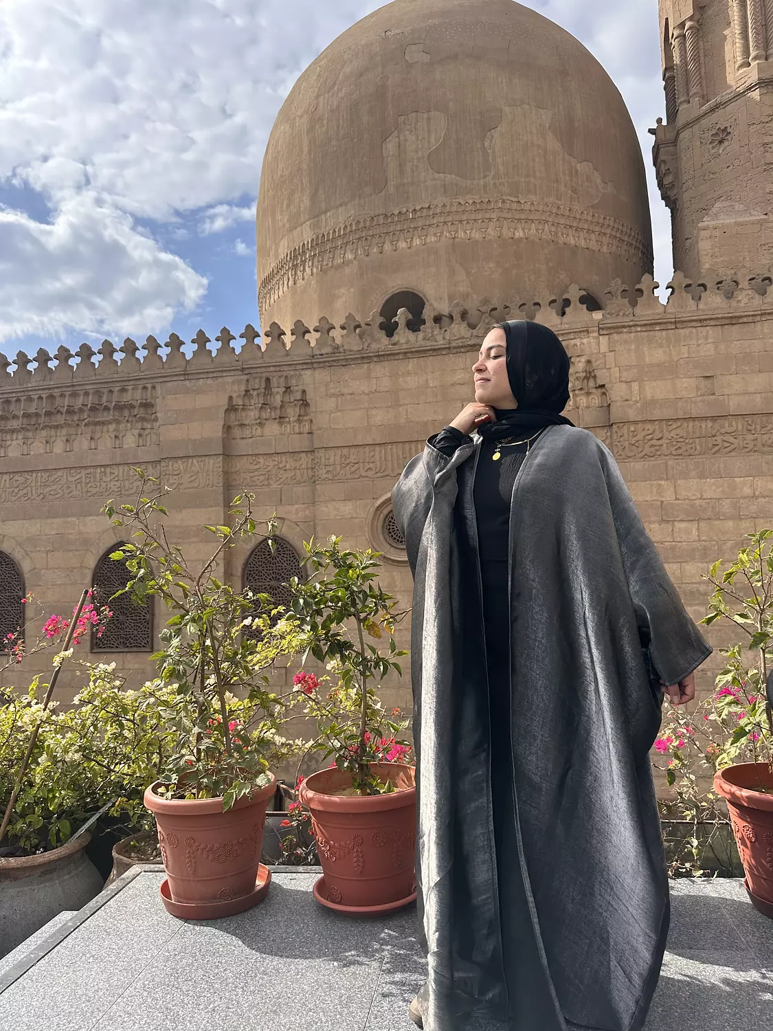 Shimmery Kaftan - Silver 3