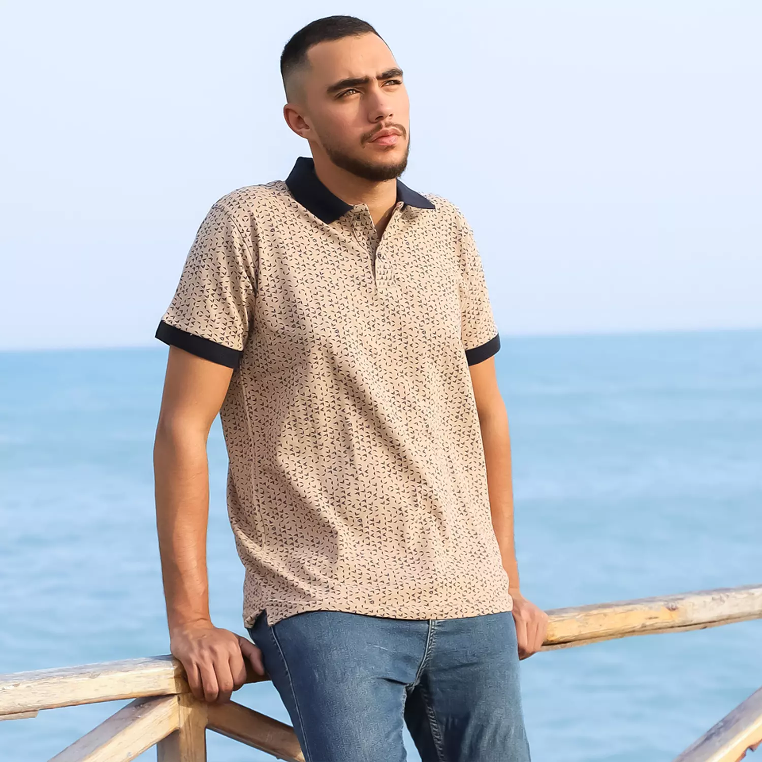POLO TSHIRT - BEIGE image