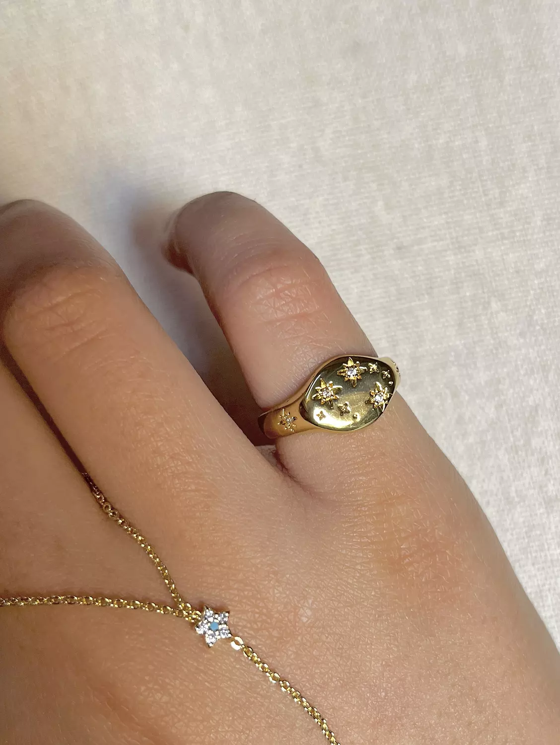 Stars Pinky Ring  image