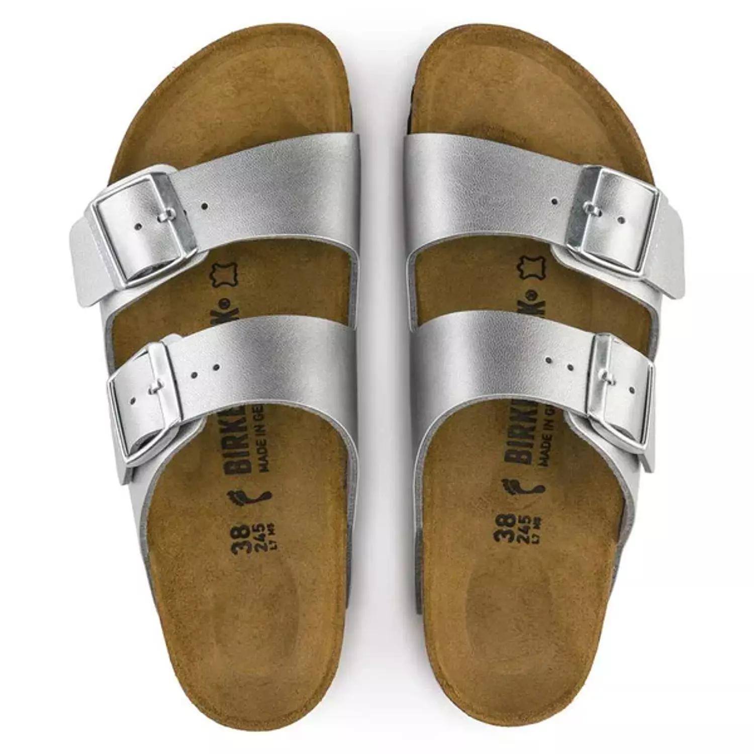 Birkenstock   Arizona   Silver 2