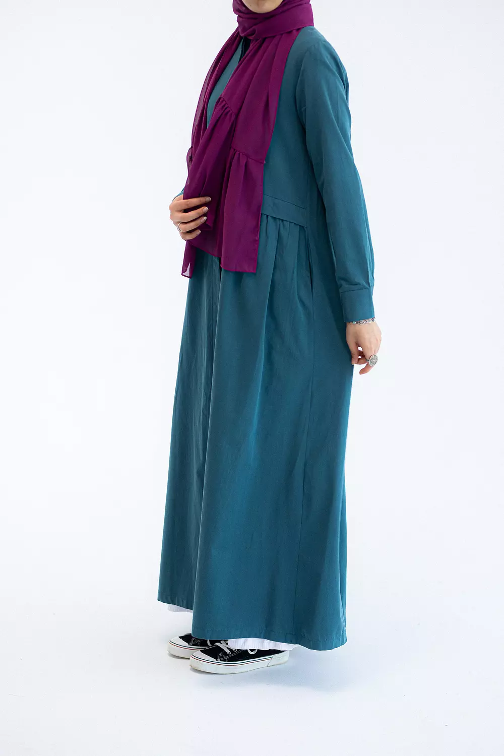 Teal Abaya Dress 4