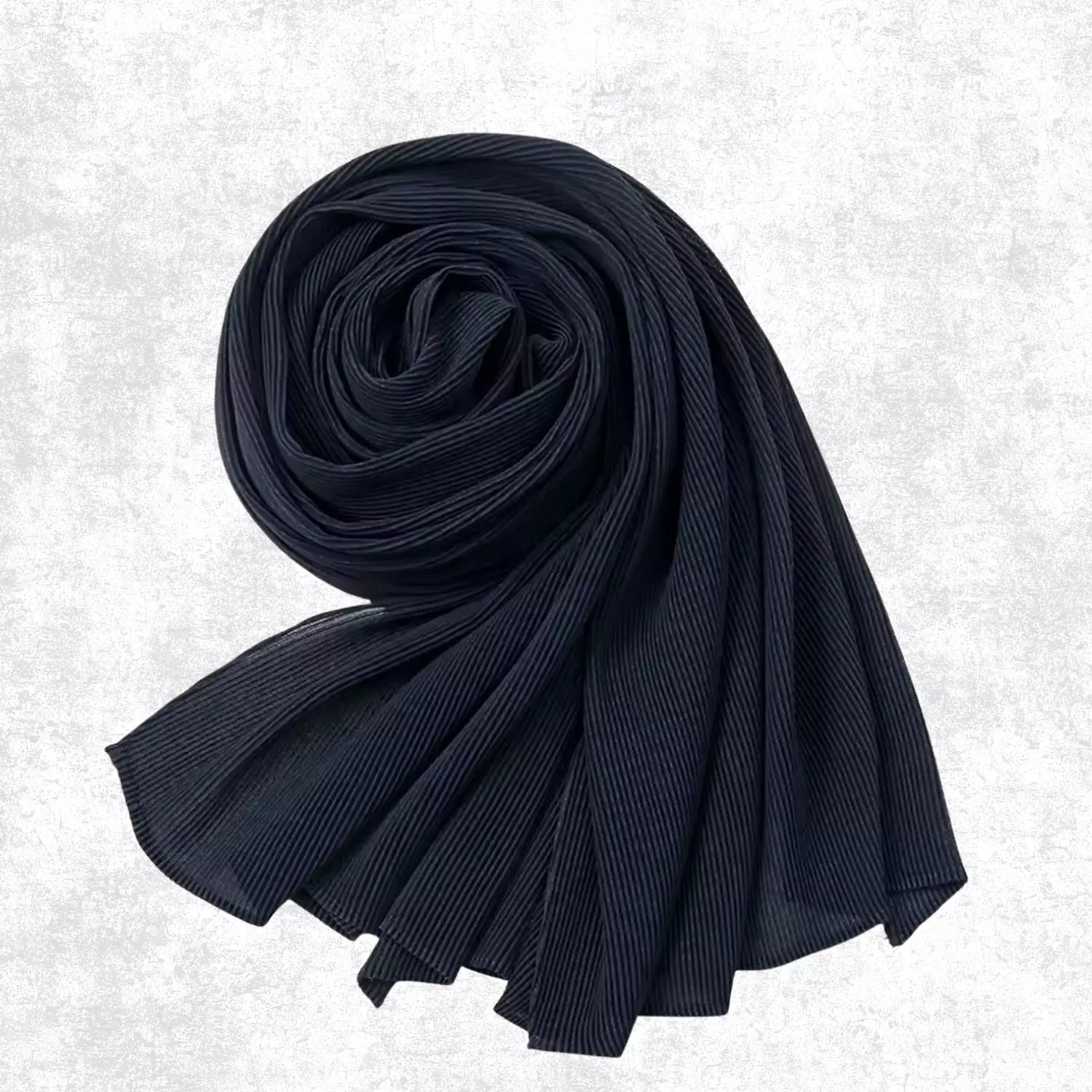 Kuwaiti Lycra Veil  - Dark Blue image