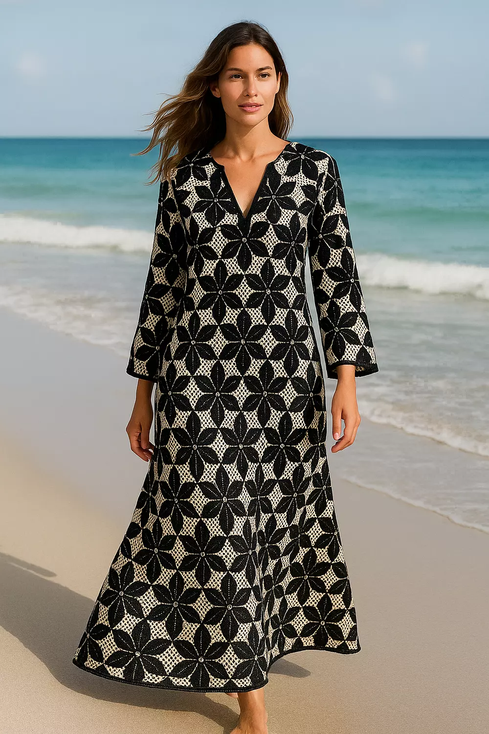 Floree crochet dress image