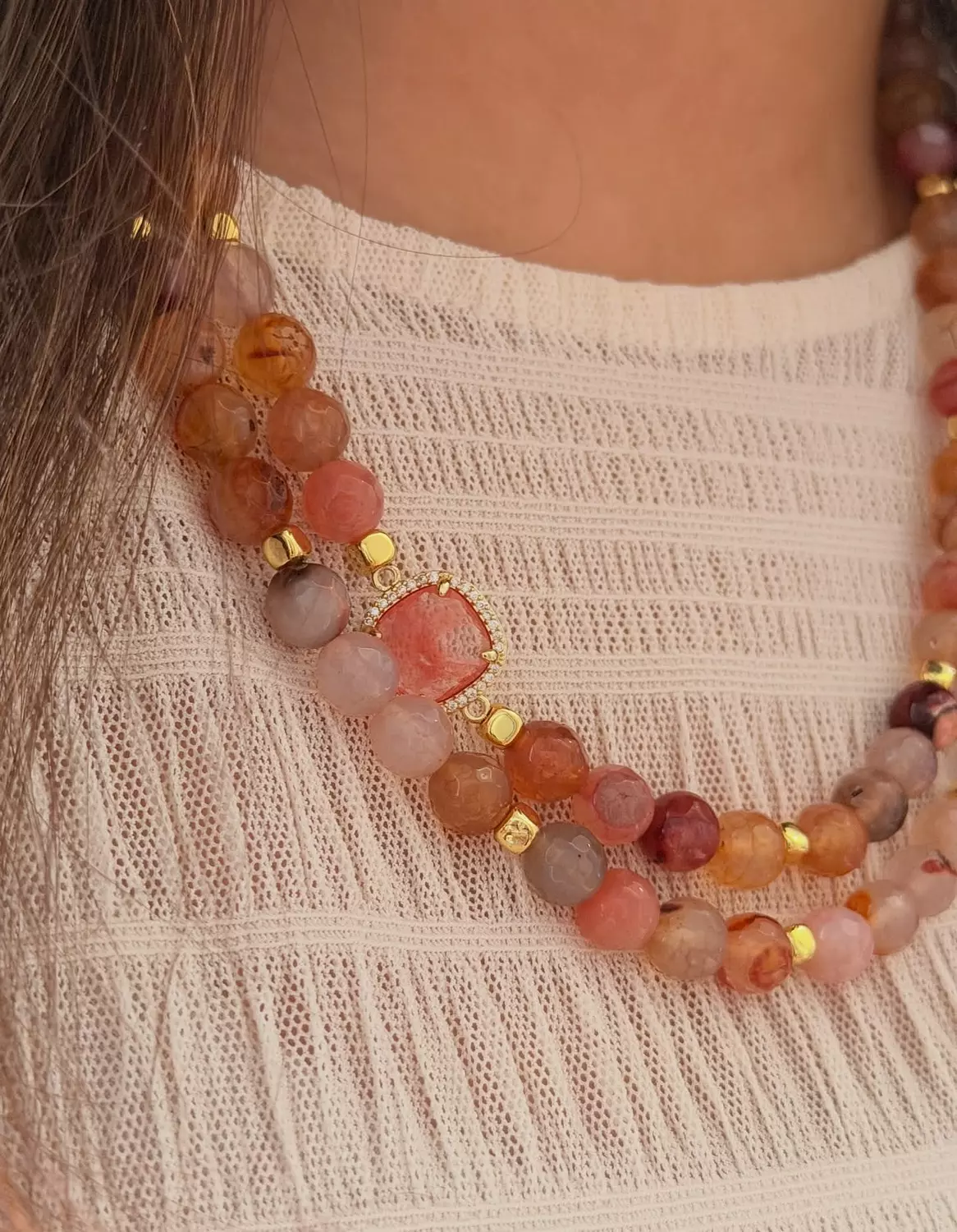 Pinky Rose Agates hover image