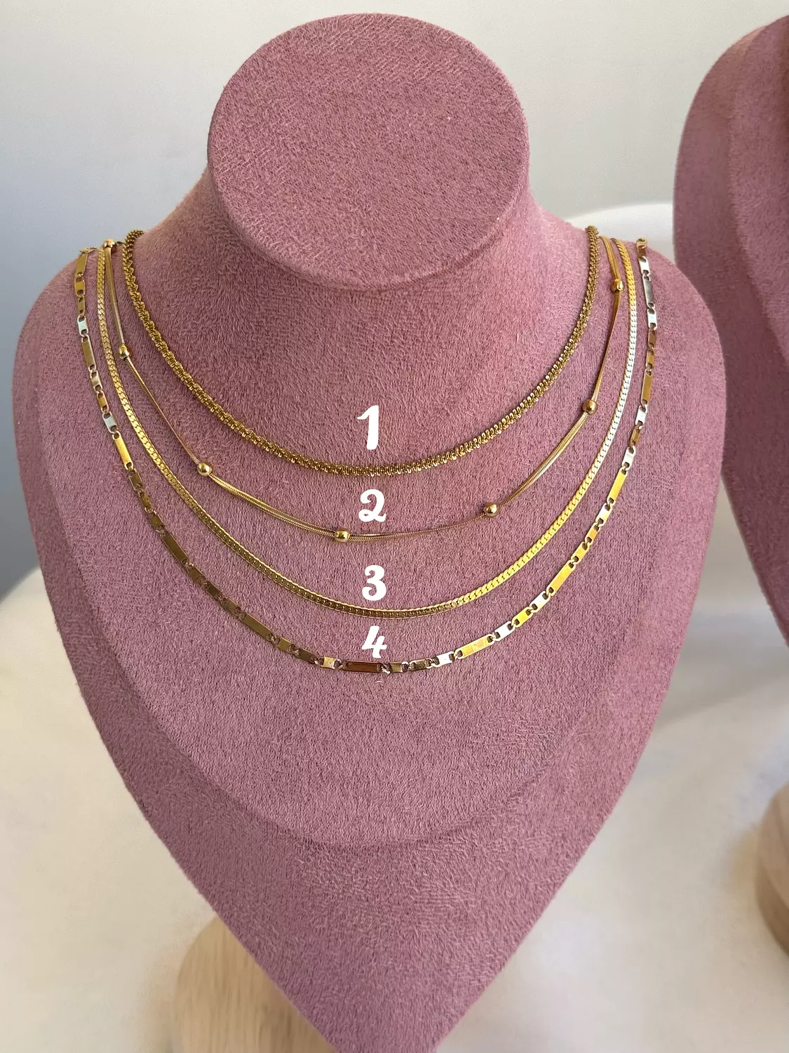 Gold necklaces 3 image