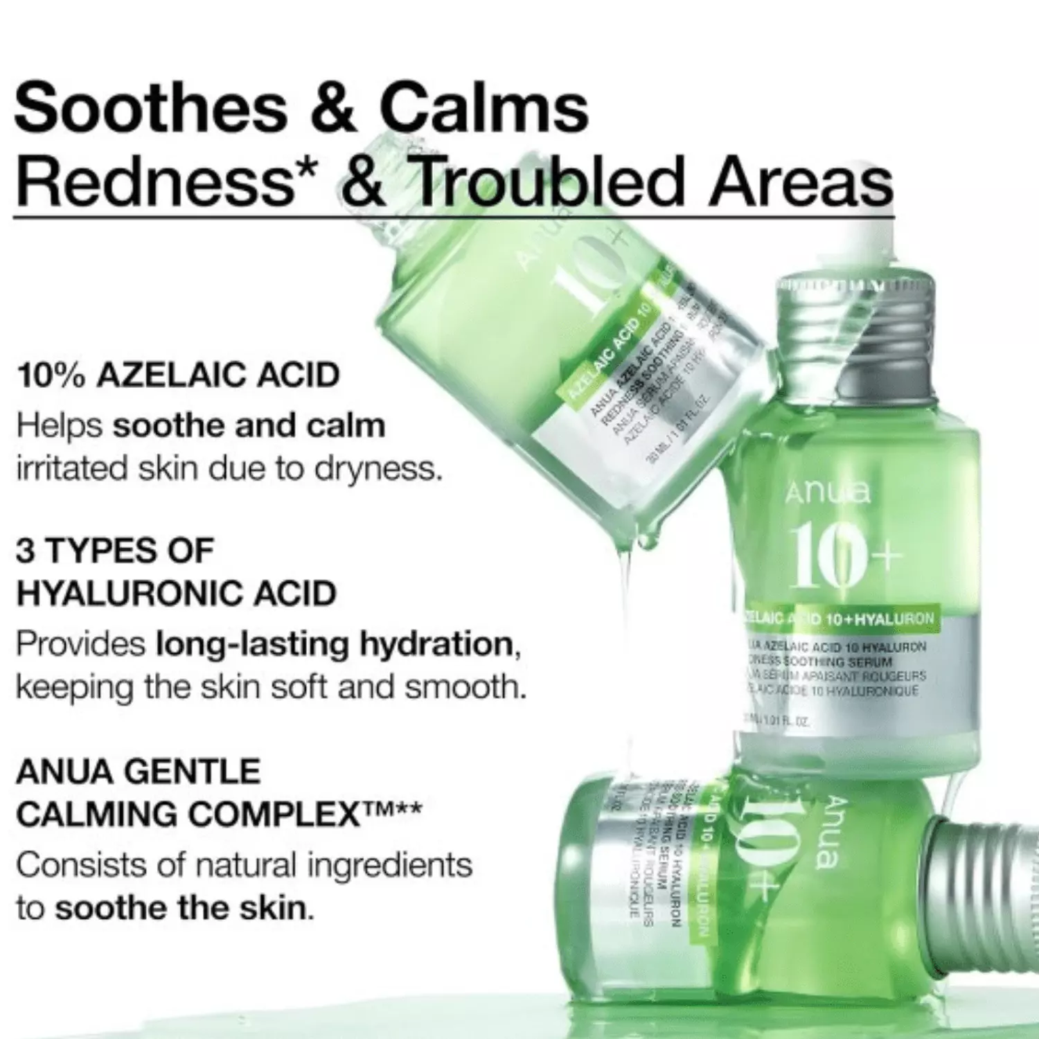 Anua - Azelaic Acid 10 Hyaluron Redness Soothing Serum 30ml 1
