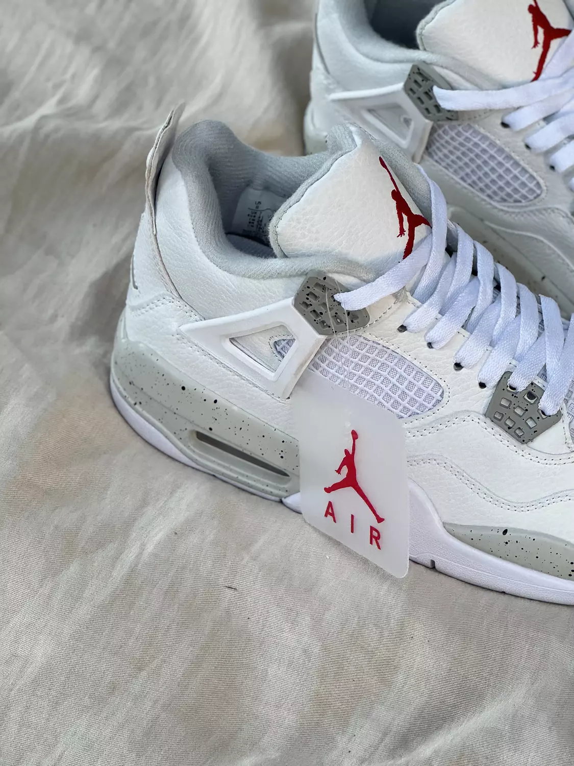 Nike Air Jordan 4 Retro white oreo 2