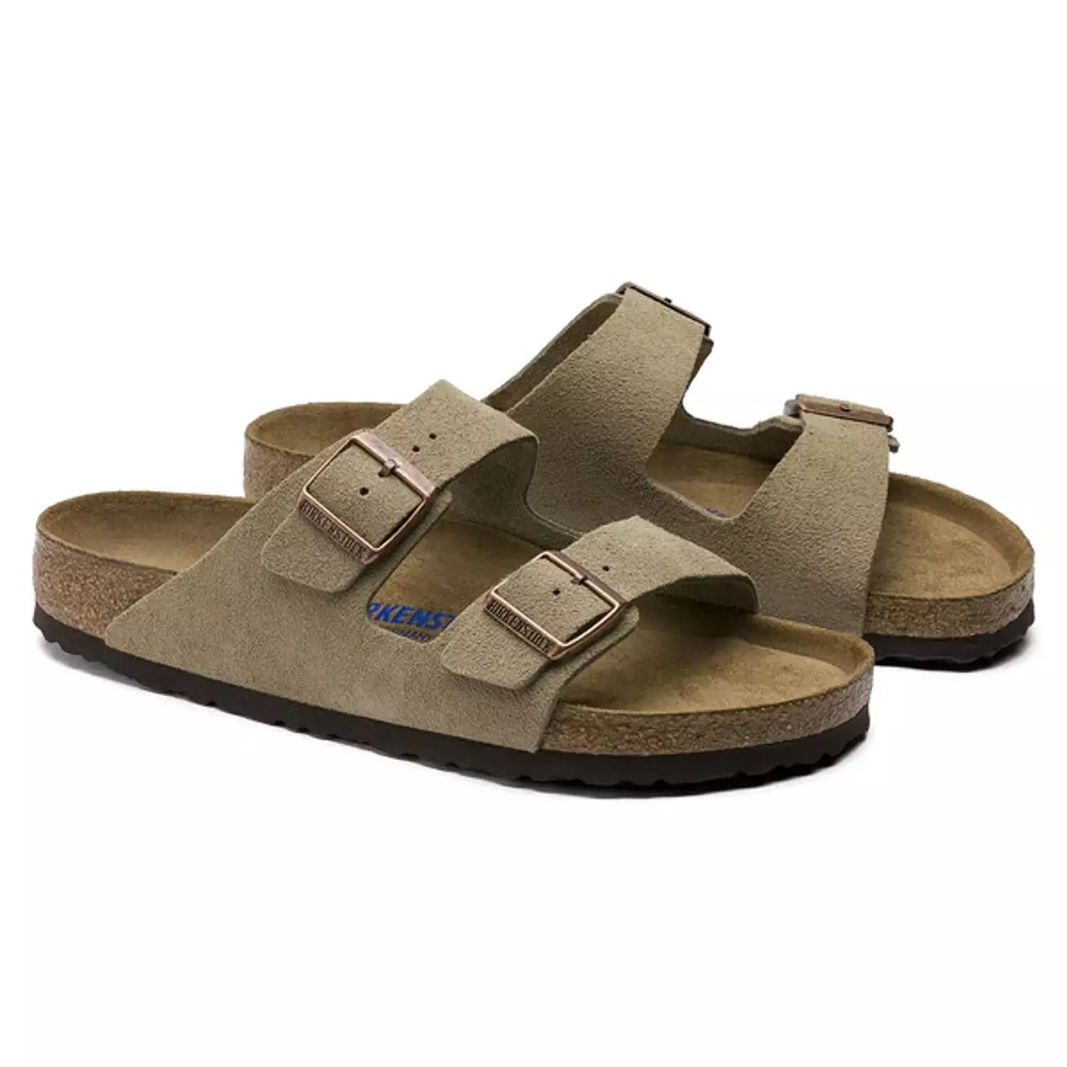 Birkenstock   Arizona   Suede   Leather   grey 2