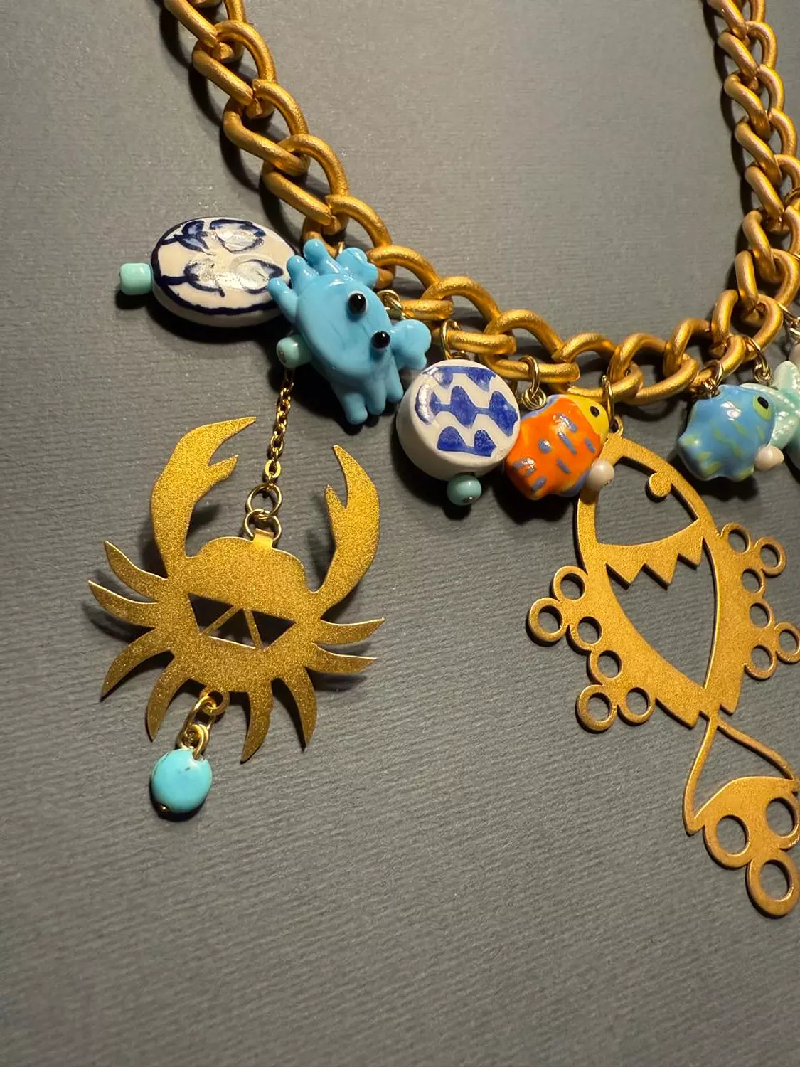 Gold Plated sea Necklace 1
