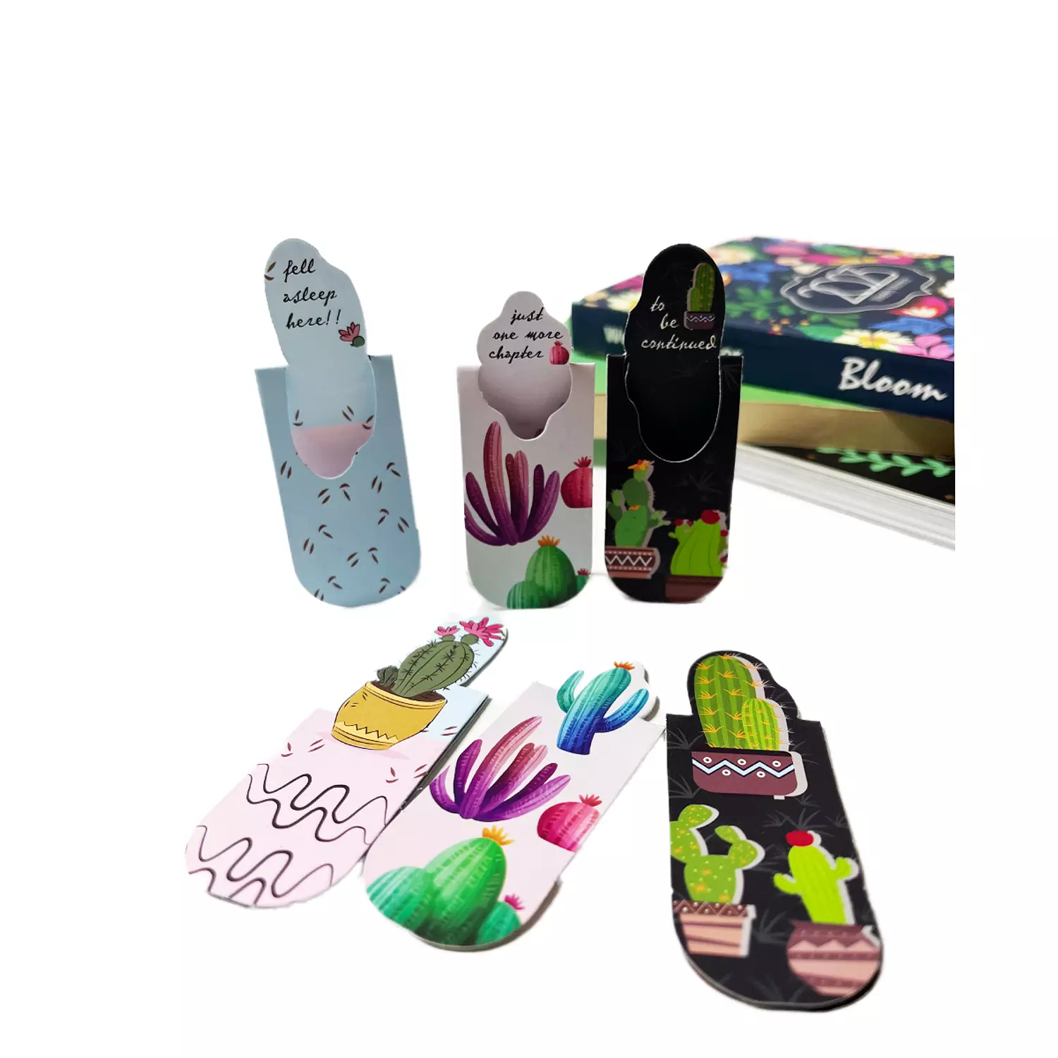 Memo  Magnetic Bookmarks "Cactus" (3 pcs) 3