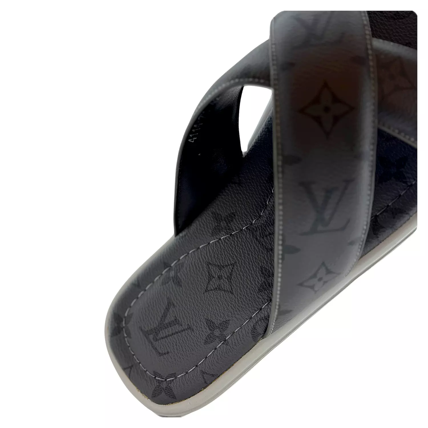 LV Grey Slipper 2